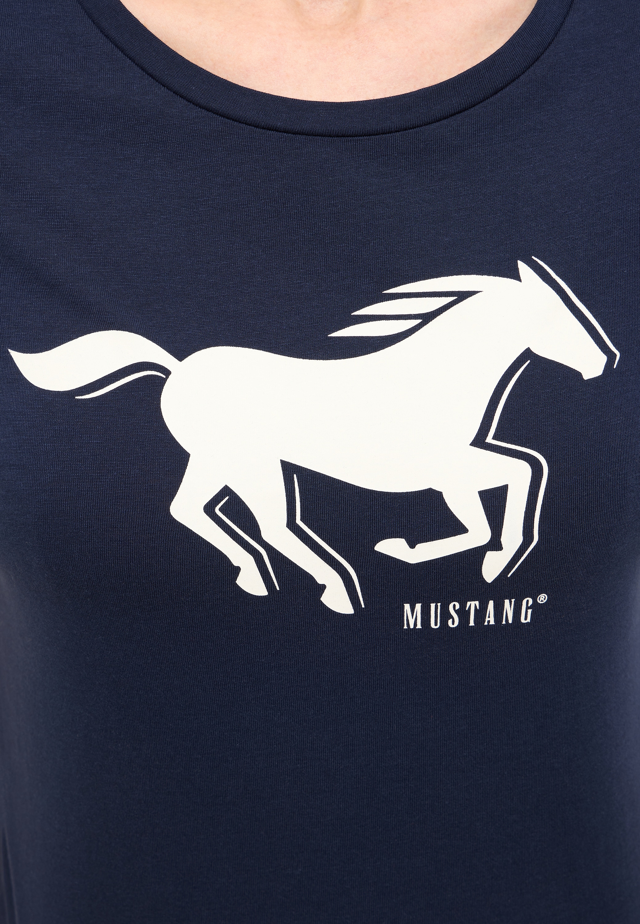 MUSTANG Kurzarmshirt »Damen Style Loa«