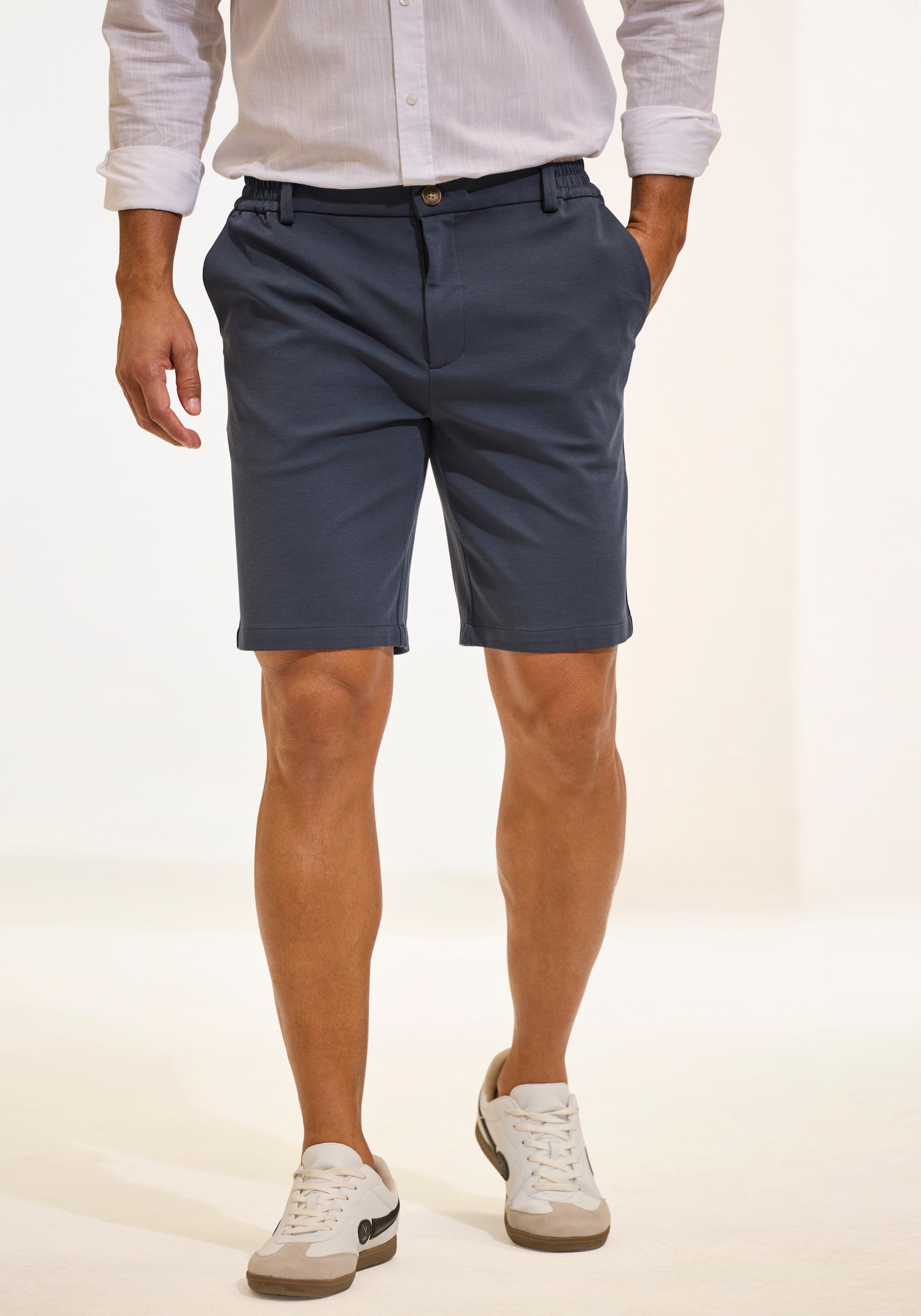 H.I.S Short », Dehnbund-Hose mit seitlichem Gummizug,  auch in grossen Grössen«  Komfortbund - besonders bequem