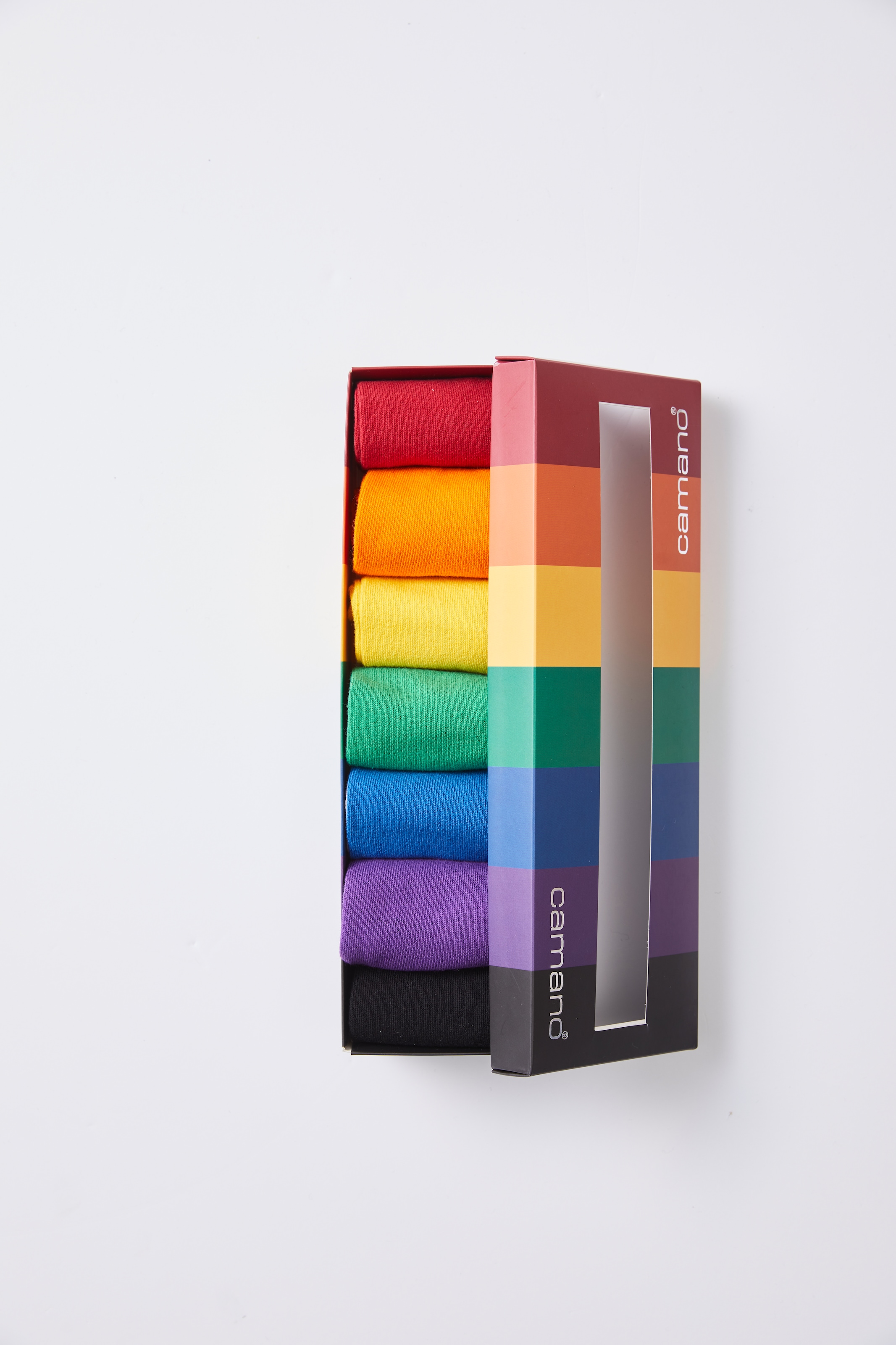 Camano Chaussettes »comfort« 7 Paar,  in langer Form, mit Geschenkbox