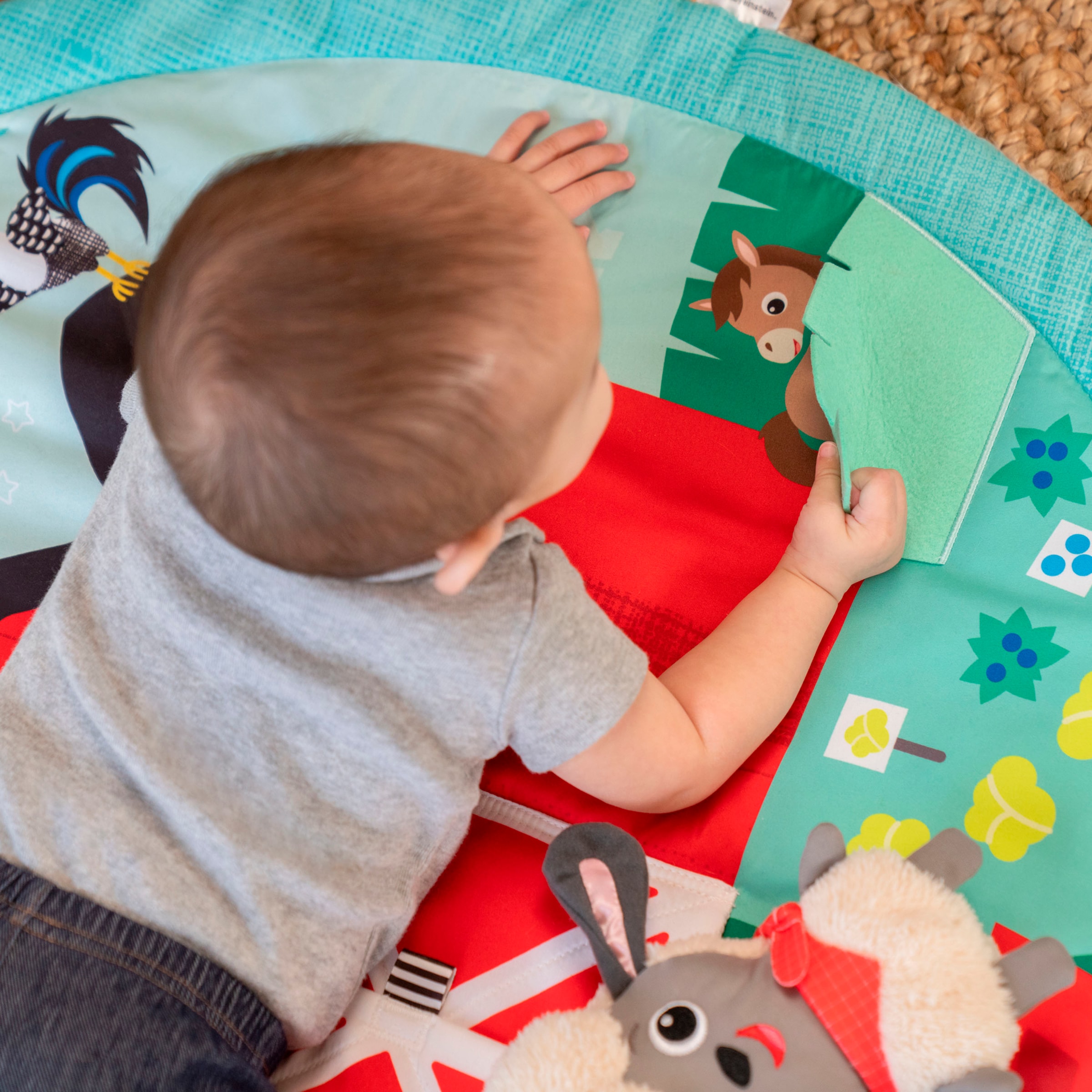 Baby Einstein Spielbogen »Happy Harvest Touch & Feel Activity Gym« mit Soundeffekt