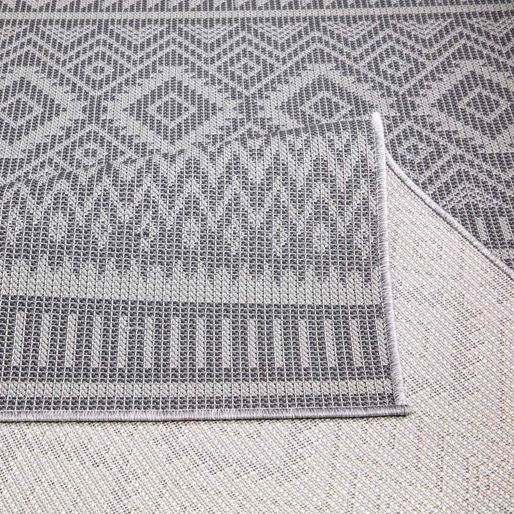 Carpet City Outdoorteppich »PALM 3522« rechteckig 5 mm Höhe Läufer, Wetterfest & UV-beständig, für Balkon, Terrasse, Küche, flach