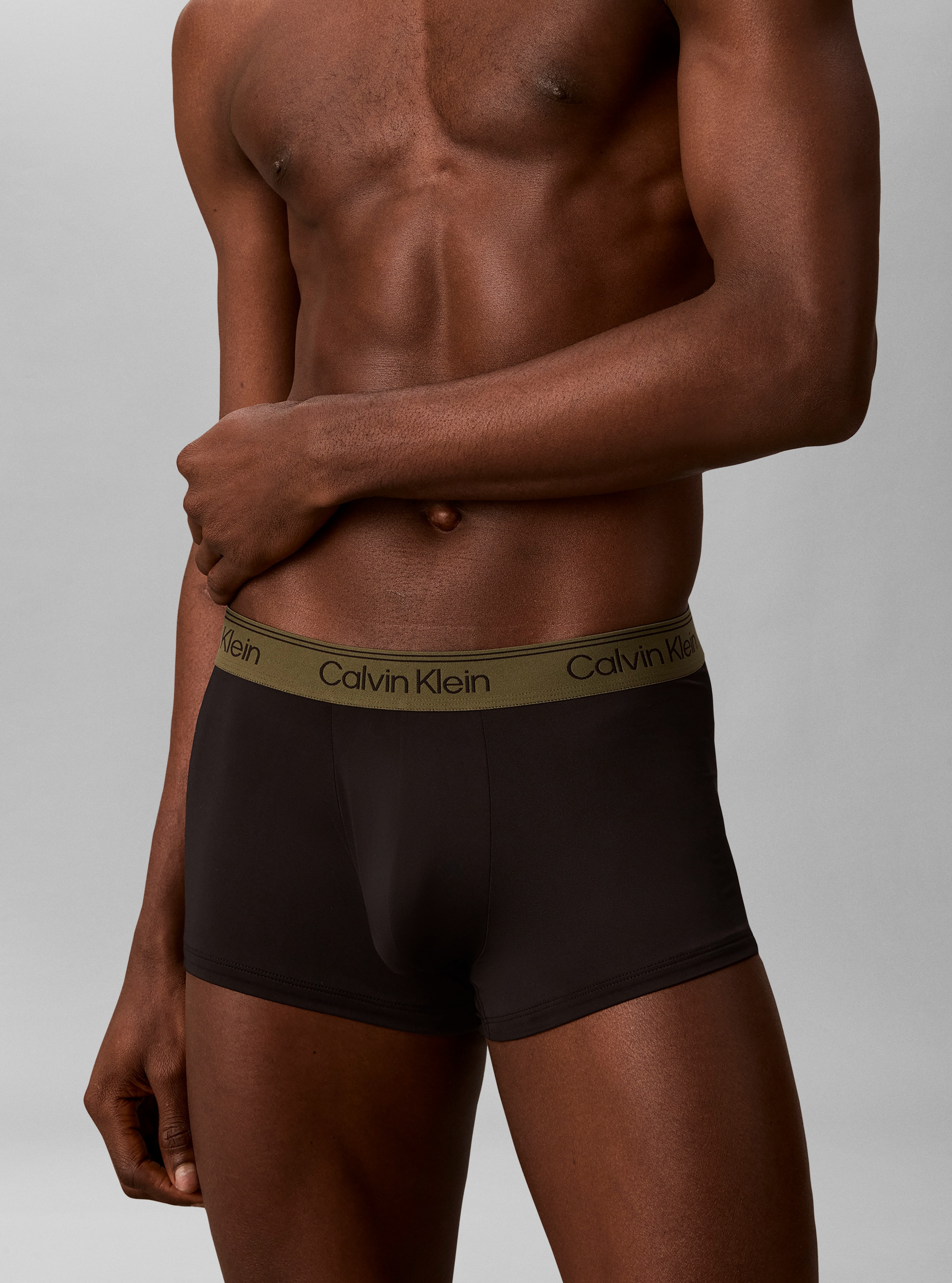 Calvin Klein Underwear Tronc »LOW RISE TRUNK 3PK« Paquet, pack de 3,  coupe régulière avec ceinture élastique