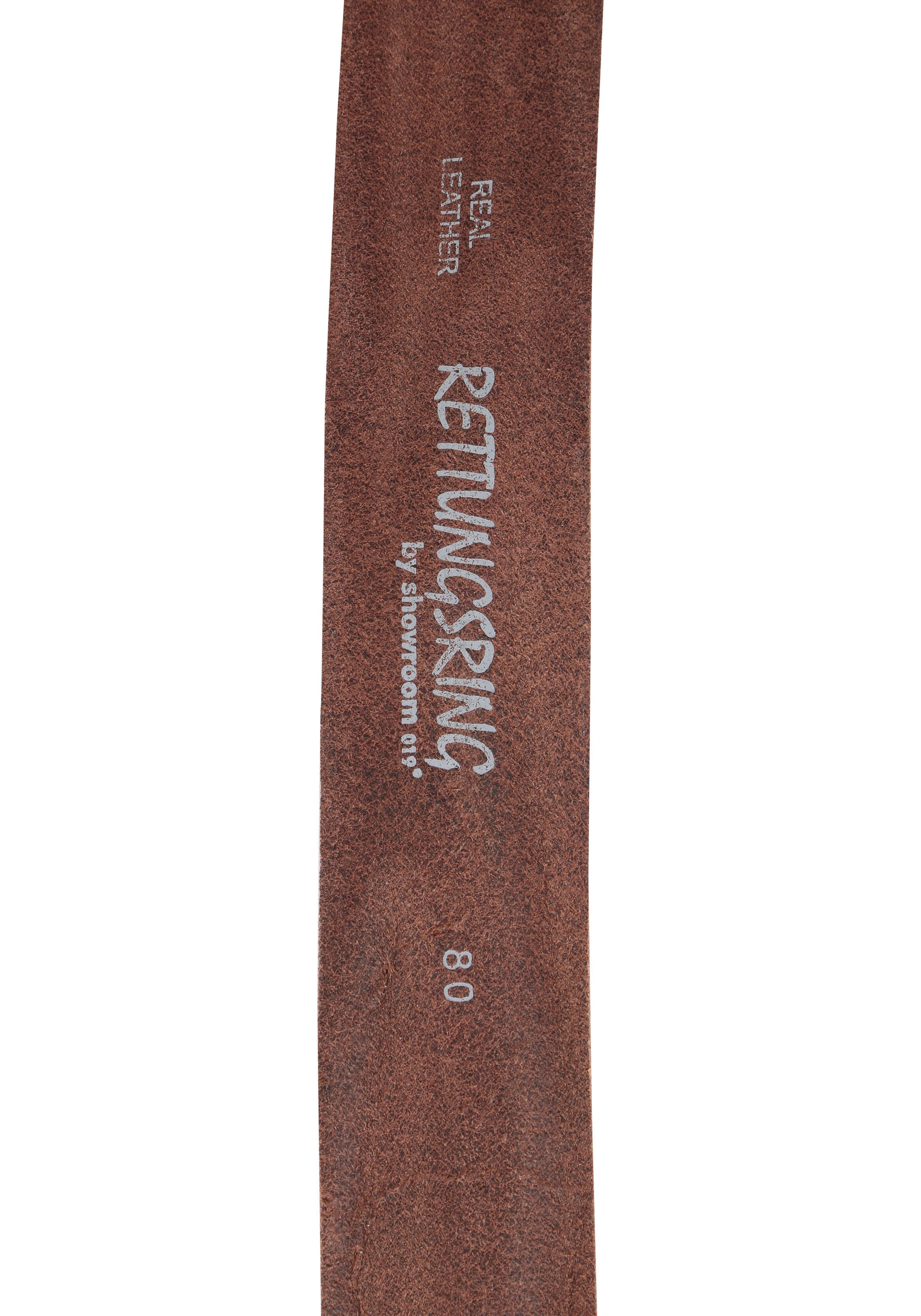 Rettungsring Gürtel Ledergürtel , mit austauschbarer Schliesse »Oval Matt Gehämmert«