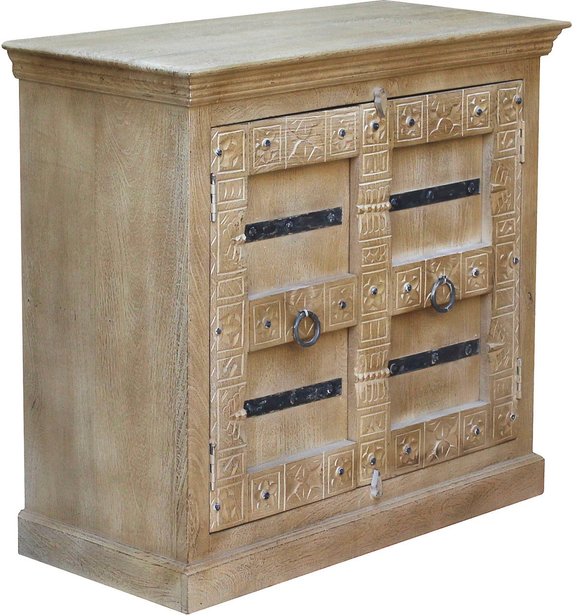 SIT Kommode »Daipur« Sideboard mit 2 Türen, Breite 100 cm,