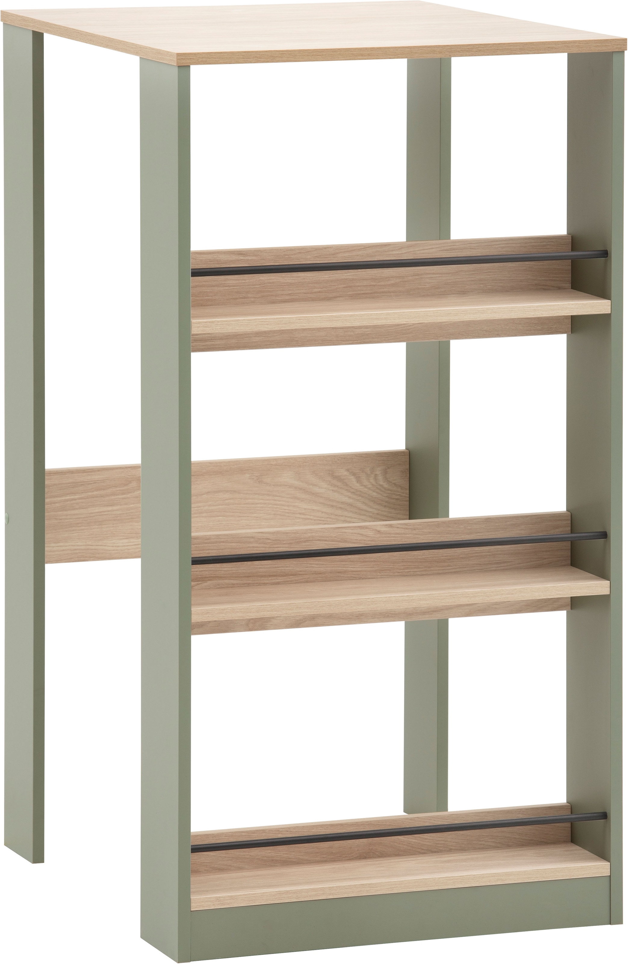 KOCHSTATION Table de cuisine »KS-Kolari« 1 cuis tlg. Breite 58 cm, mit 3 offenen Fächern