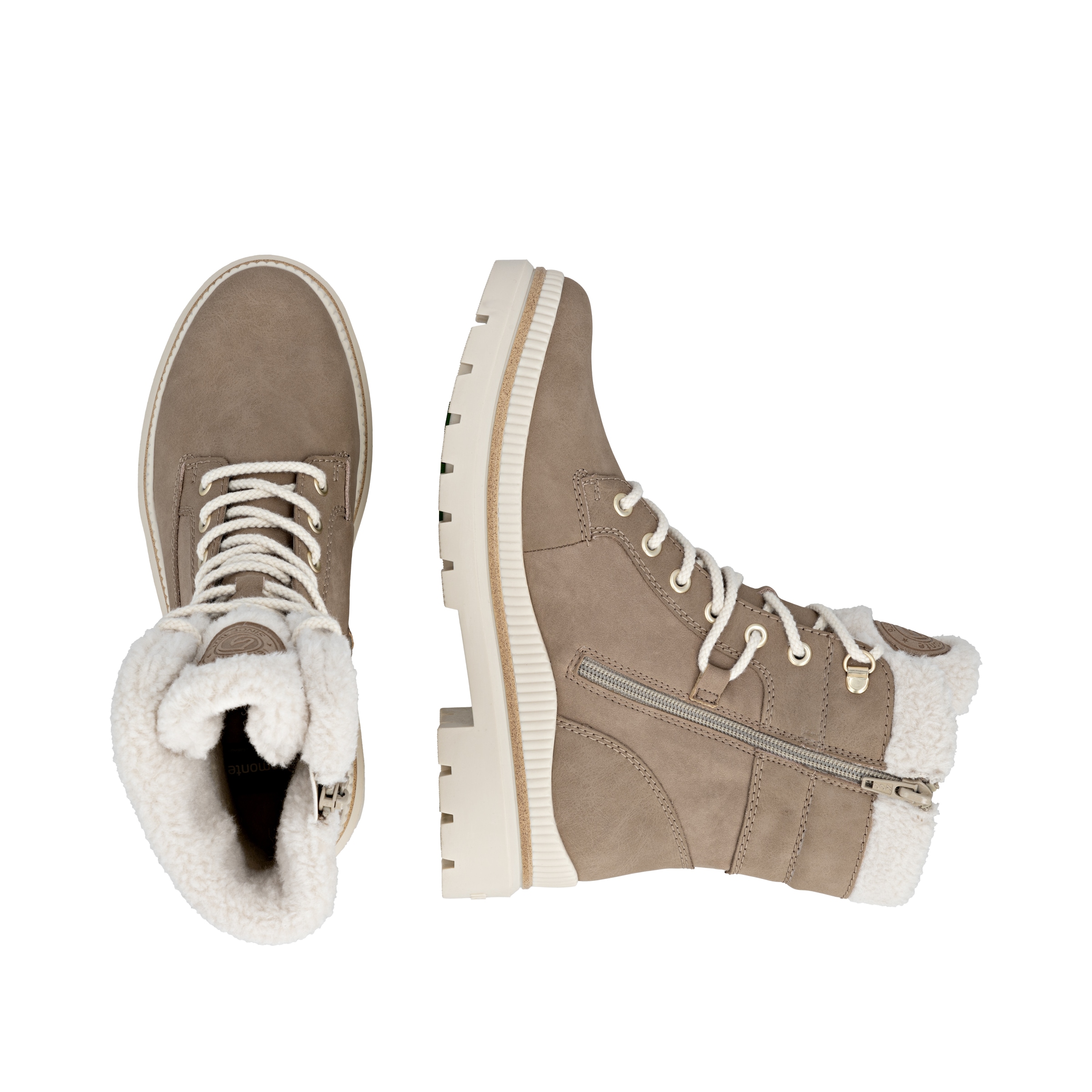 Remonte Winterboots »FIBER-GRIP«  Schnürstiefelette, Profilsohle, mit Schurwollfutter und TEX