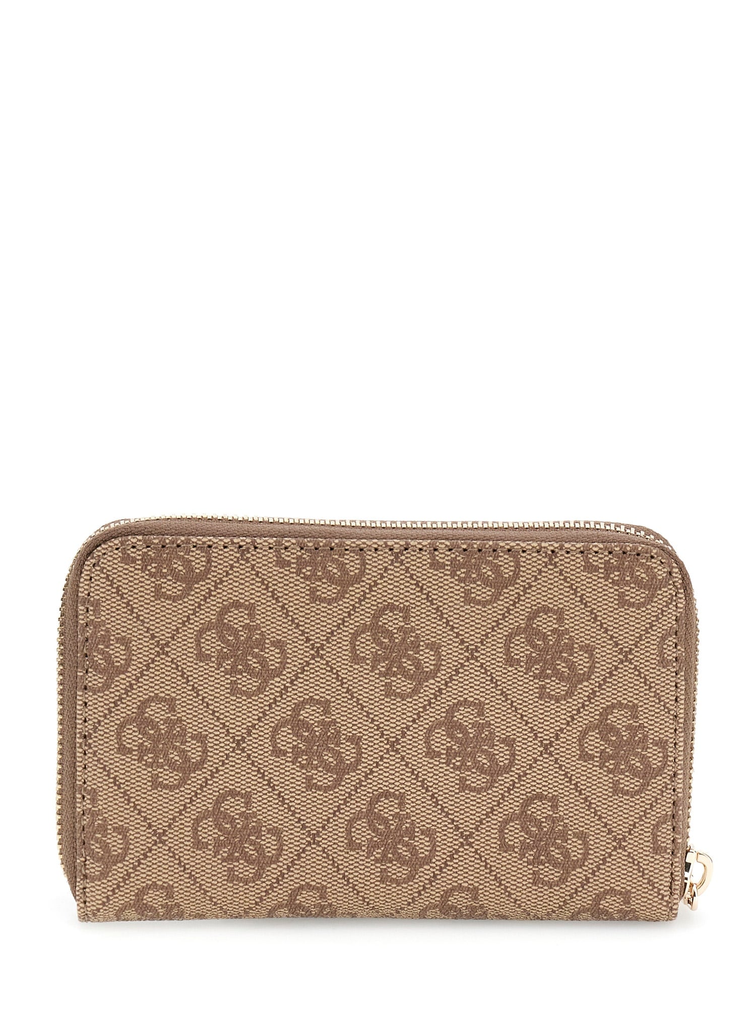 Guess Porte-monnaie »LAUREL II SLG MED ZIP AROUND« Portefeuille pour femme, porte-monnaie, poche monétaire avec logo triangulaire