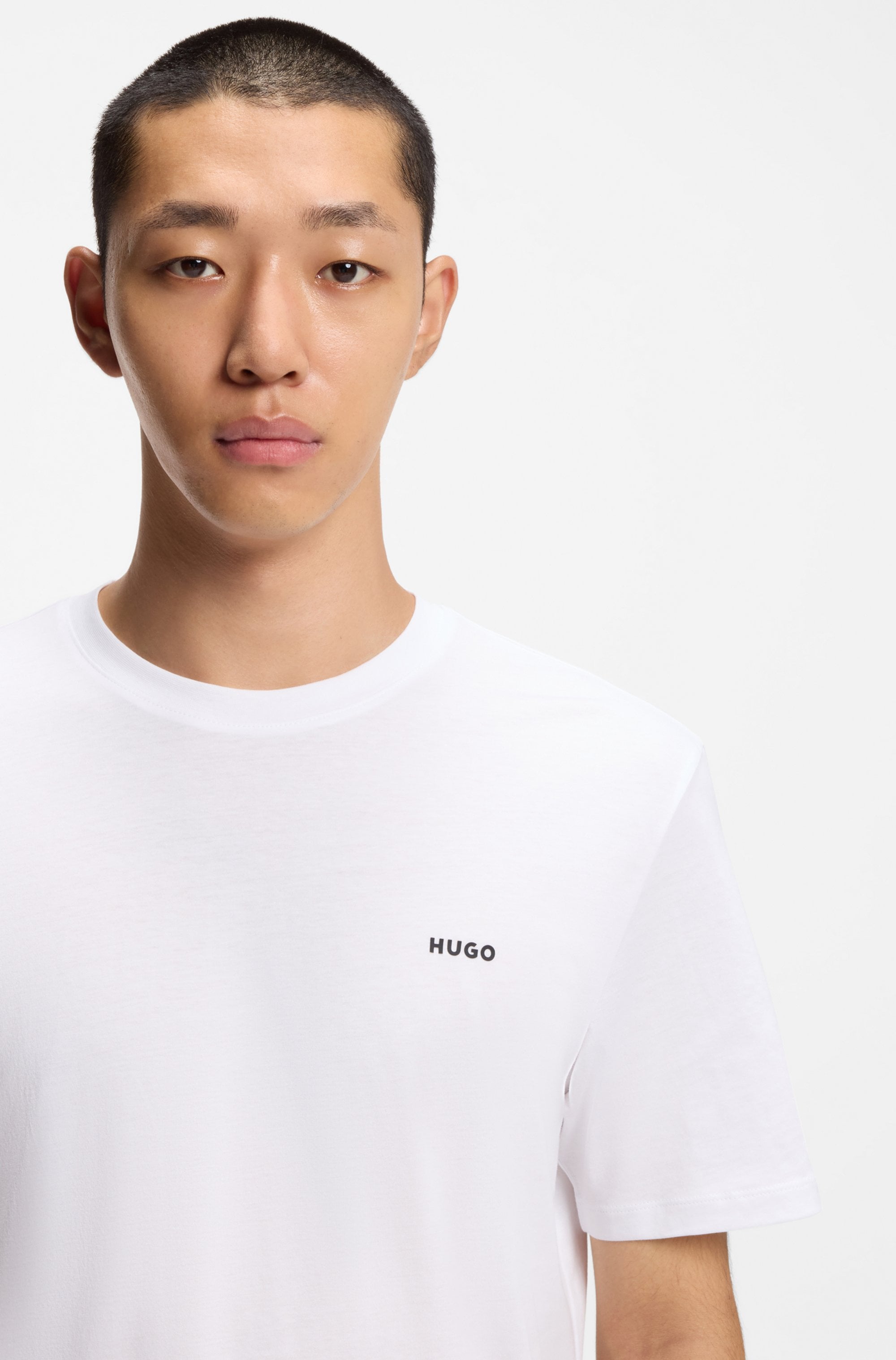 HUGO T-shirt »Dero« Rundhalsausschnitt, Regular Fit, Basic Must Have