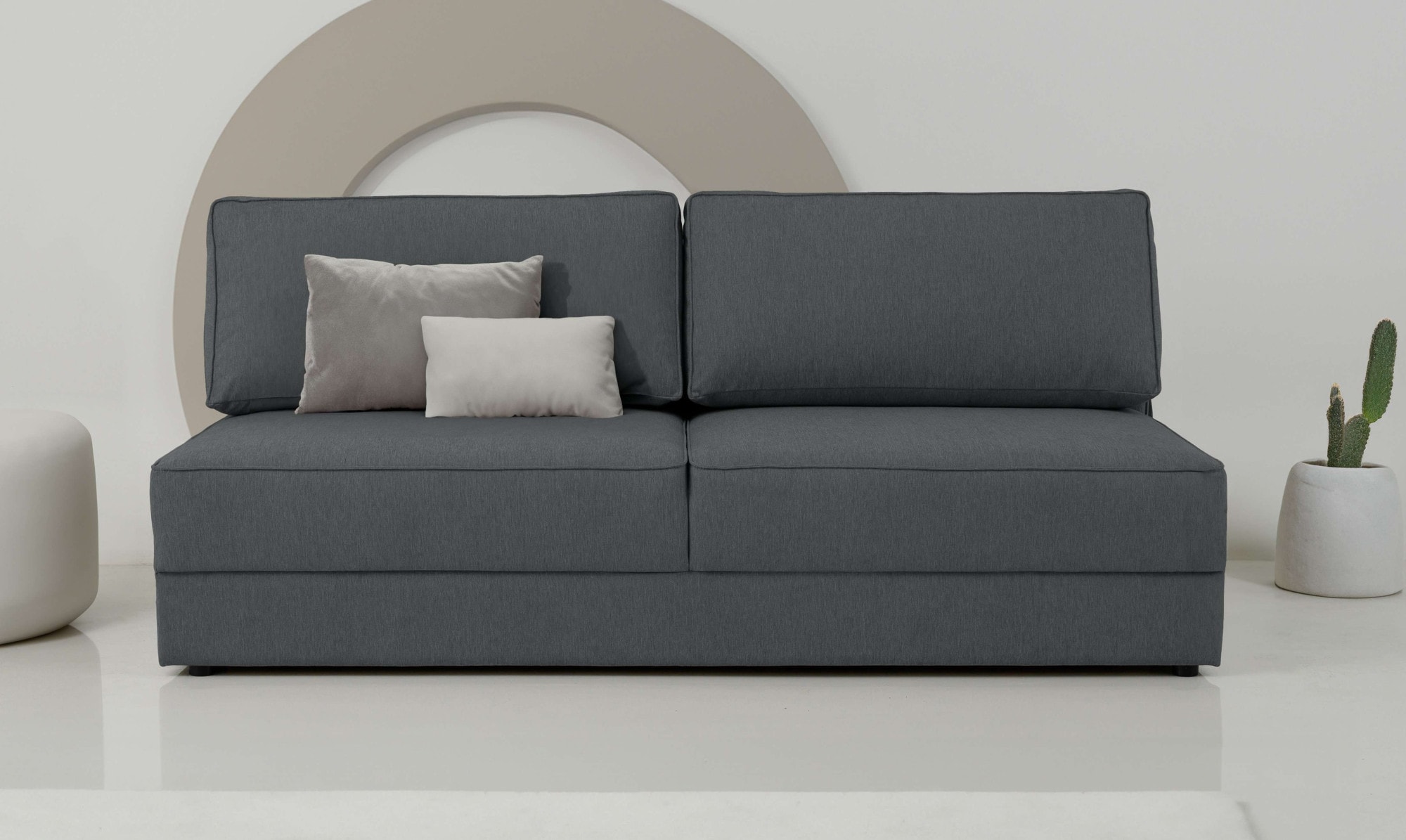 GOODproduct Schlafsofa »Simonton 3-Sitzer, Breite 202 cm« Liegefläche 202x146 cm, inkl. Bettkasten, weicher Struktur-Stoff