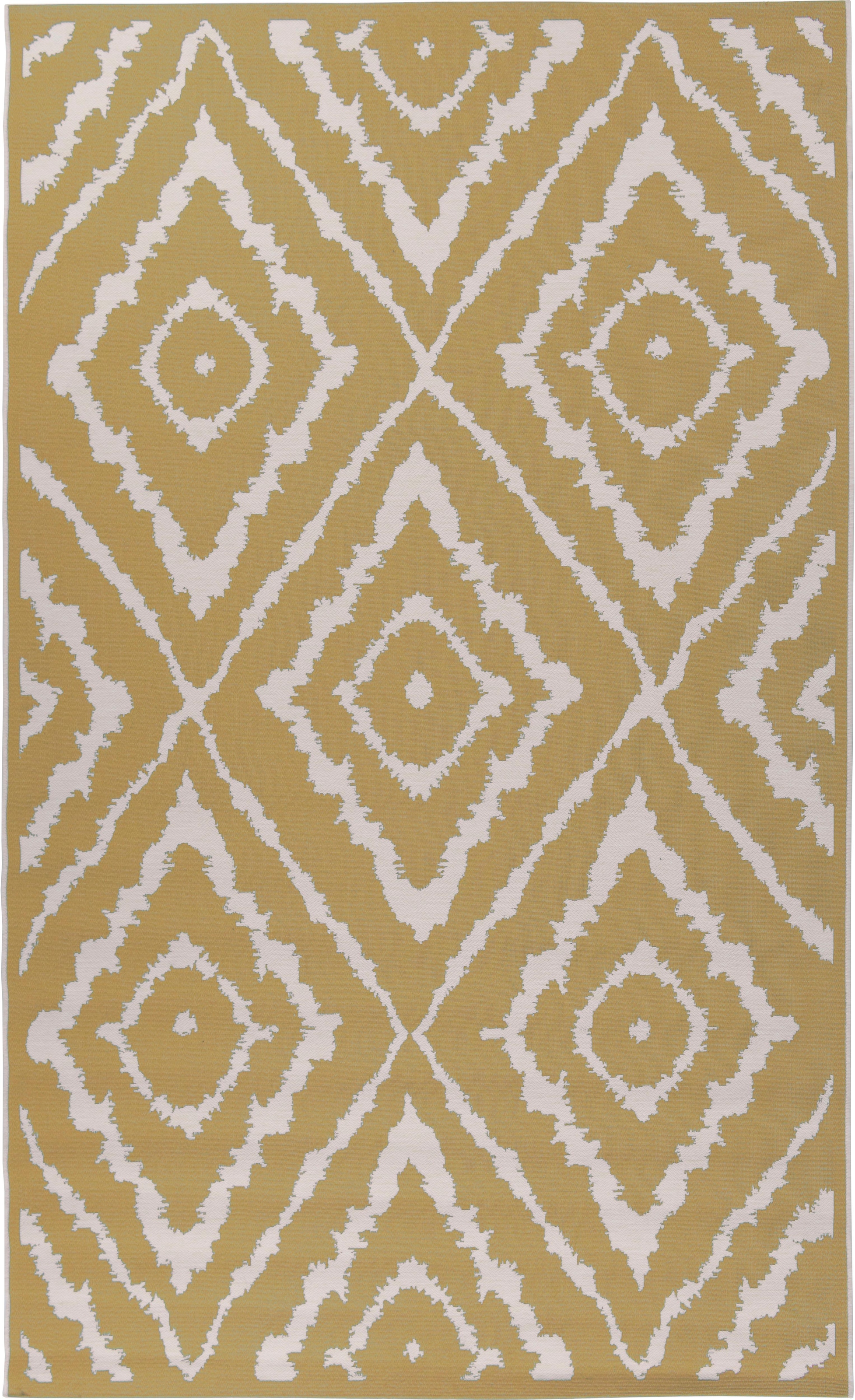 TOM TAILOR HOME Tapis »Garden Pattern« Rectangulaire 3 mm Höhe Flachgewebe, modernes Rauten Design, In- und Outdoor geeignet