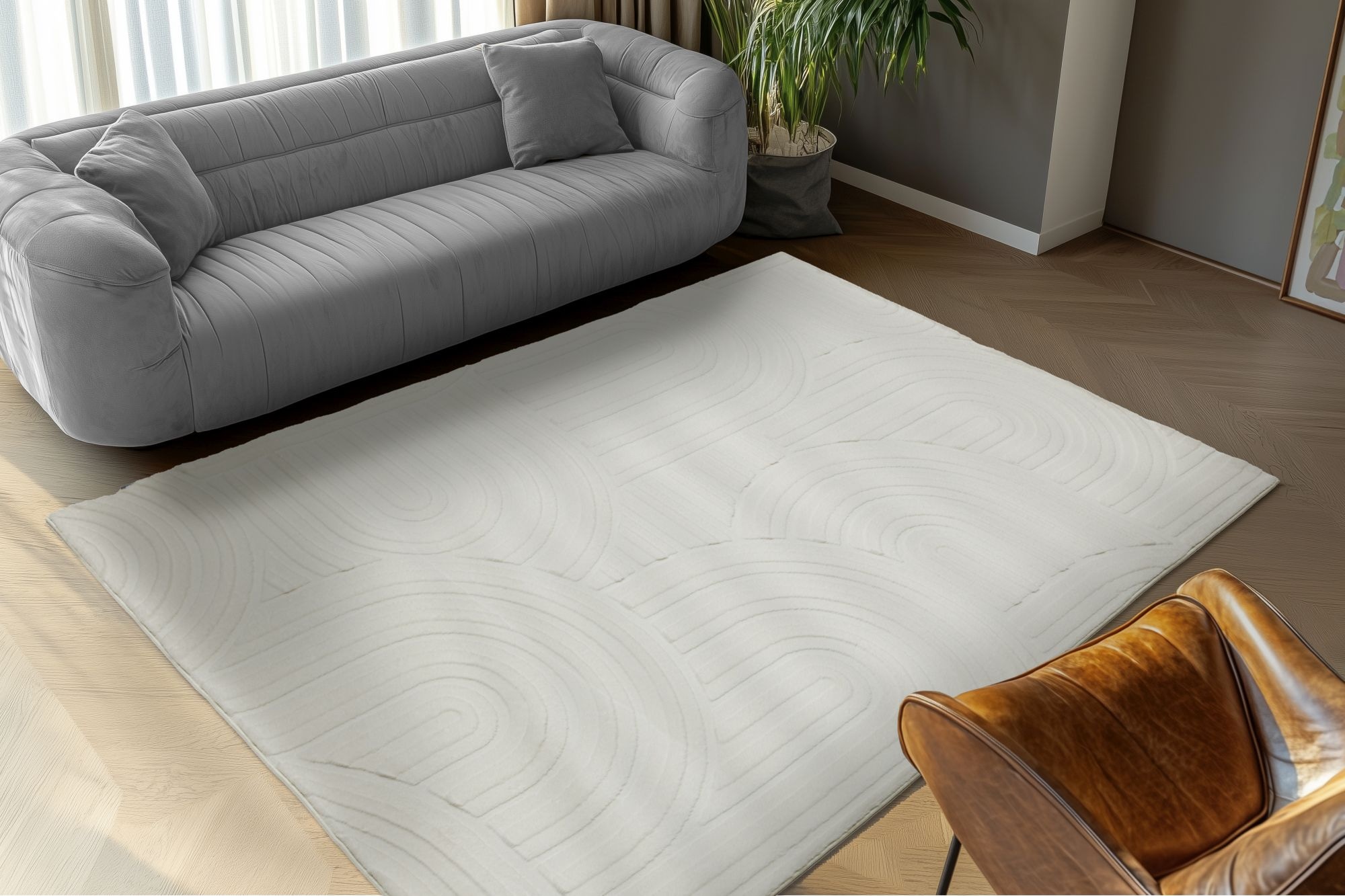 Kayoom Tapis »Cosmic 526« Rectangulaire 25 mm Höhe Kurzflor, weiche Haptik, Wohnzimmer
