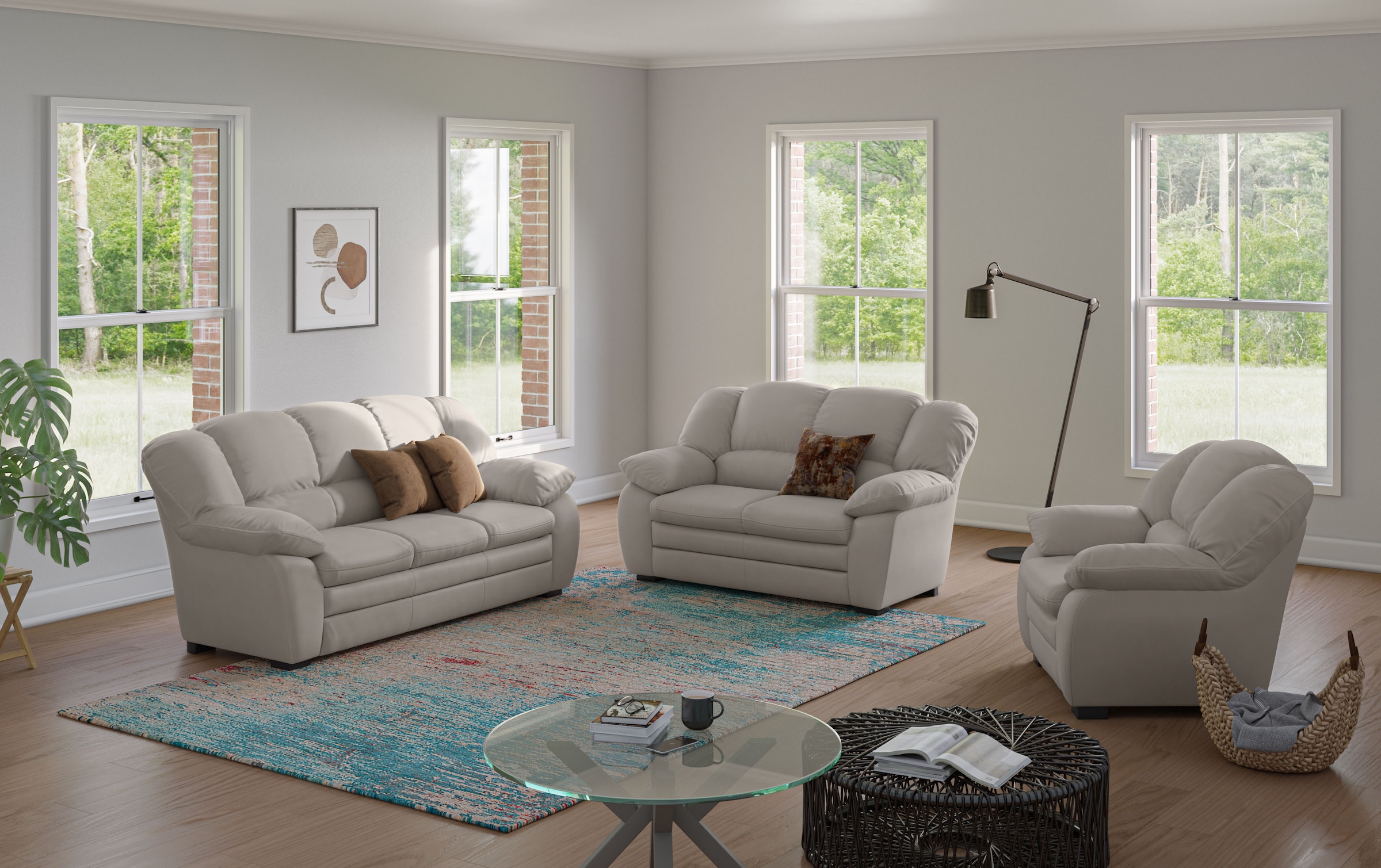 COTTA Fauteuil ensemble rembourré, également disponible en set