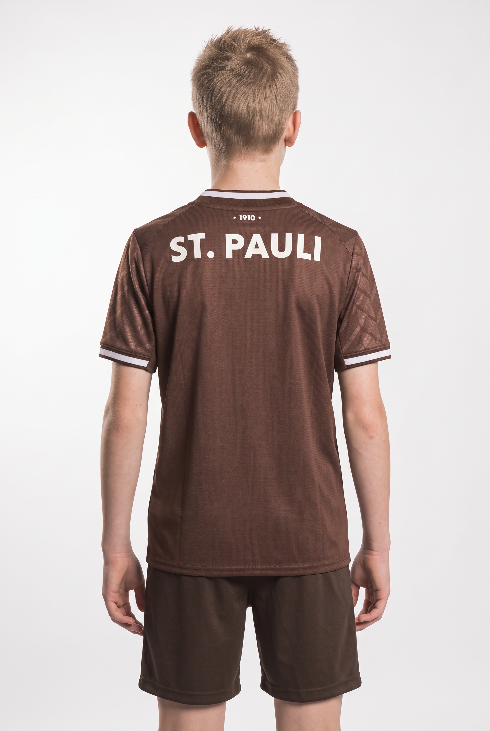PUMA Maillot de foot »FCSP HOME JERSEY REPLICA JR« pour adolescents, col rond, respirant