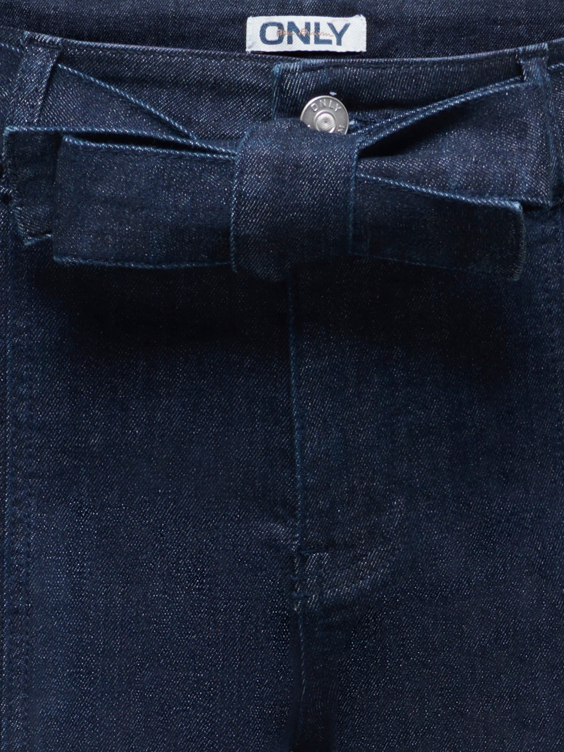 ONLY Jeans taille haute »ONLMADISON BLUSH HW WID BELT DNM GUA579« Materialmix, High Waist, Wide Fit