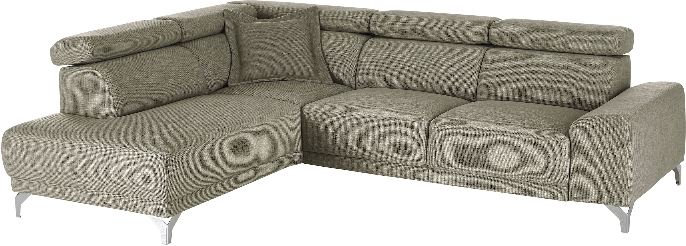 3C Candy Canapé d'angle »Greve Sofa immer mit manuelle Kopfteilverstellungen, modern, elegant« au choix avec avance de siège motorisée, confortable et intemporel, forme en L