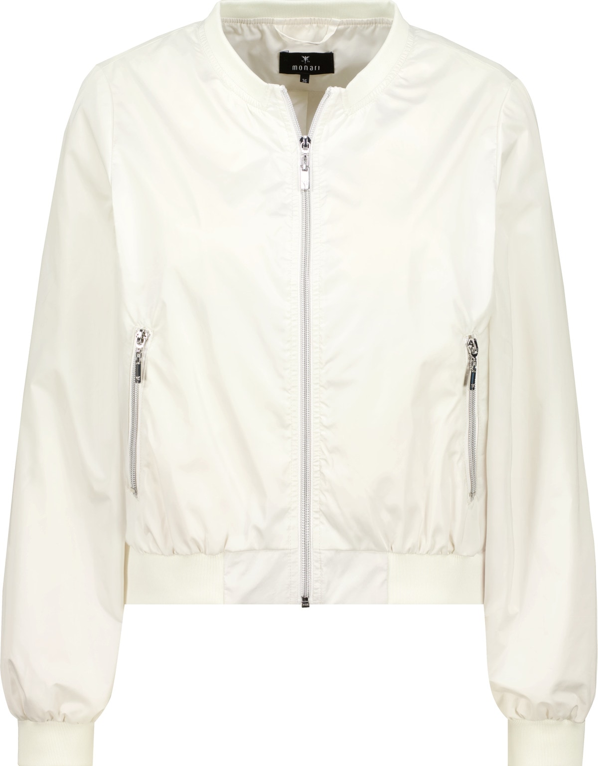 Monari Bomberjacke »Jacke Nylon« ohne Kapuze Regular fit mit Reissverschlusstaschen
