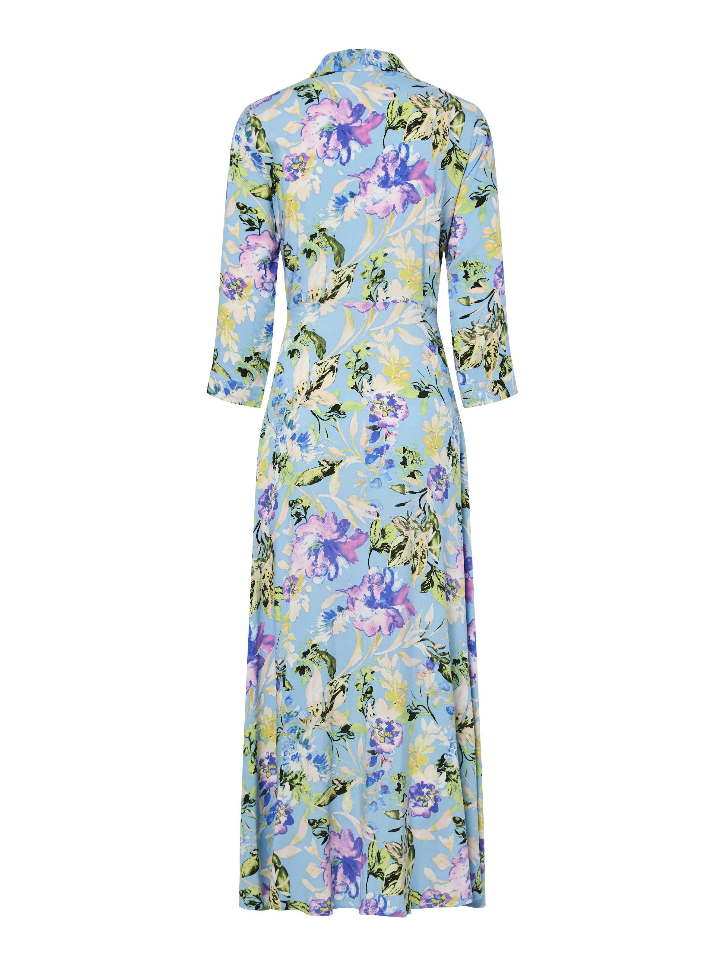 Y.A.S Hemdblusenkleid »YASSAVANNA LONG SHIRT DRESS« Sommerkleid, mit 3/4 Ärmel