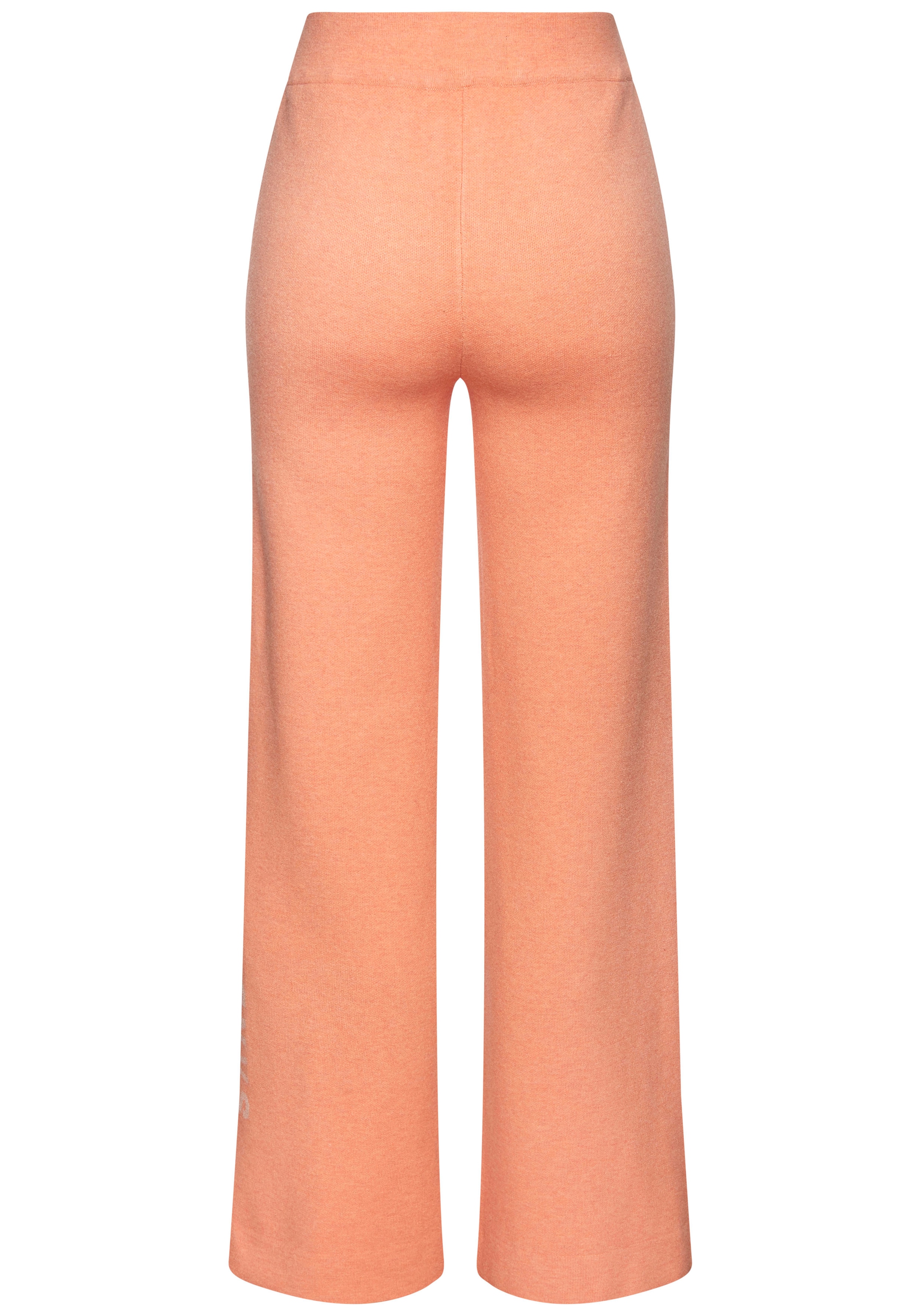 Elbsand Pantalon en tricot  mit weitem Bein und eingestricktem Logo, Loungewear