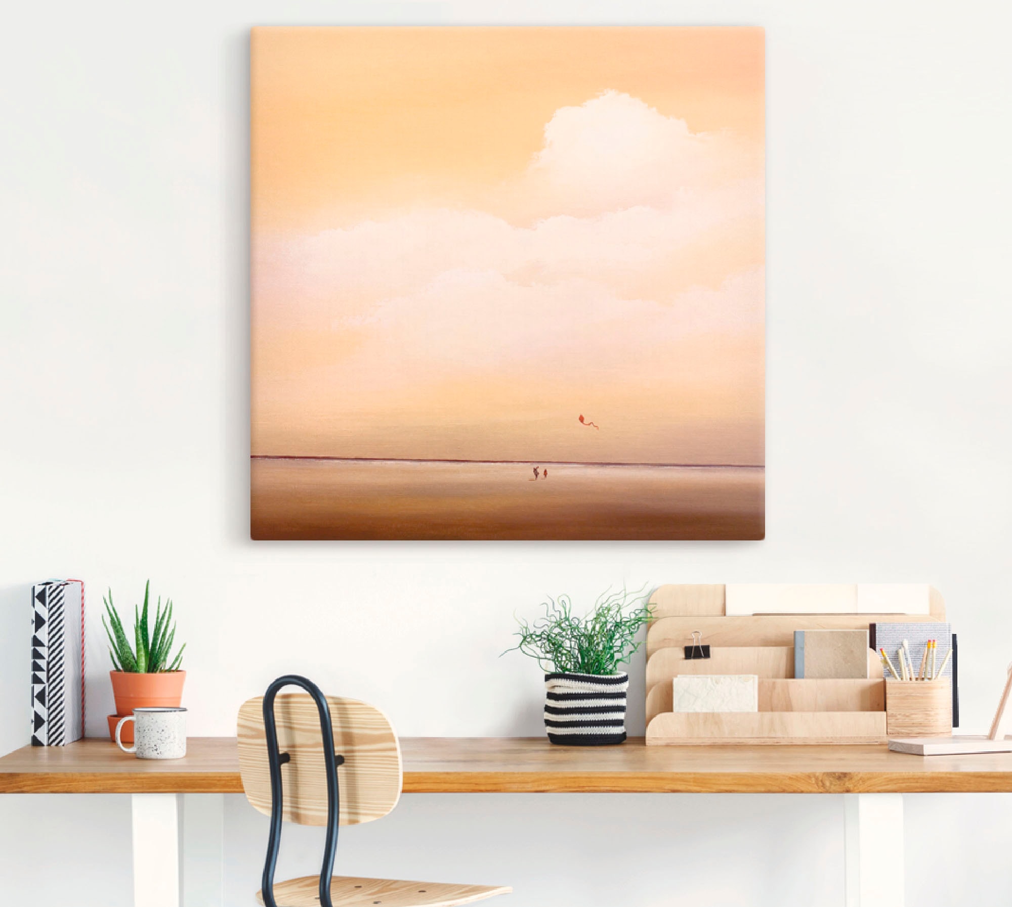 Artland Tableau sur toile »Höhenflug« 1 cuis tlg. auf Holzrahmen gespannt