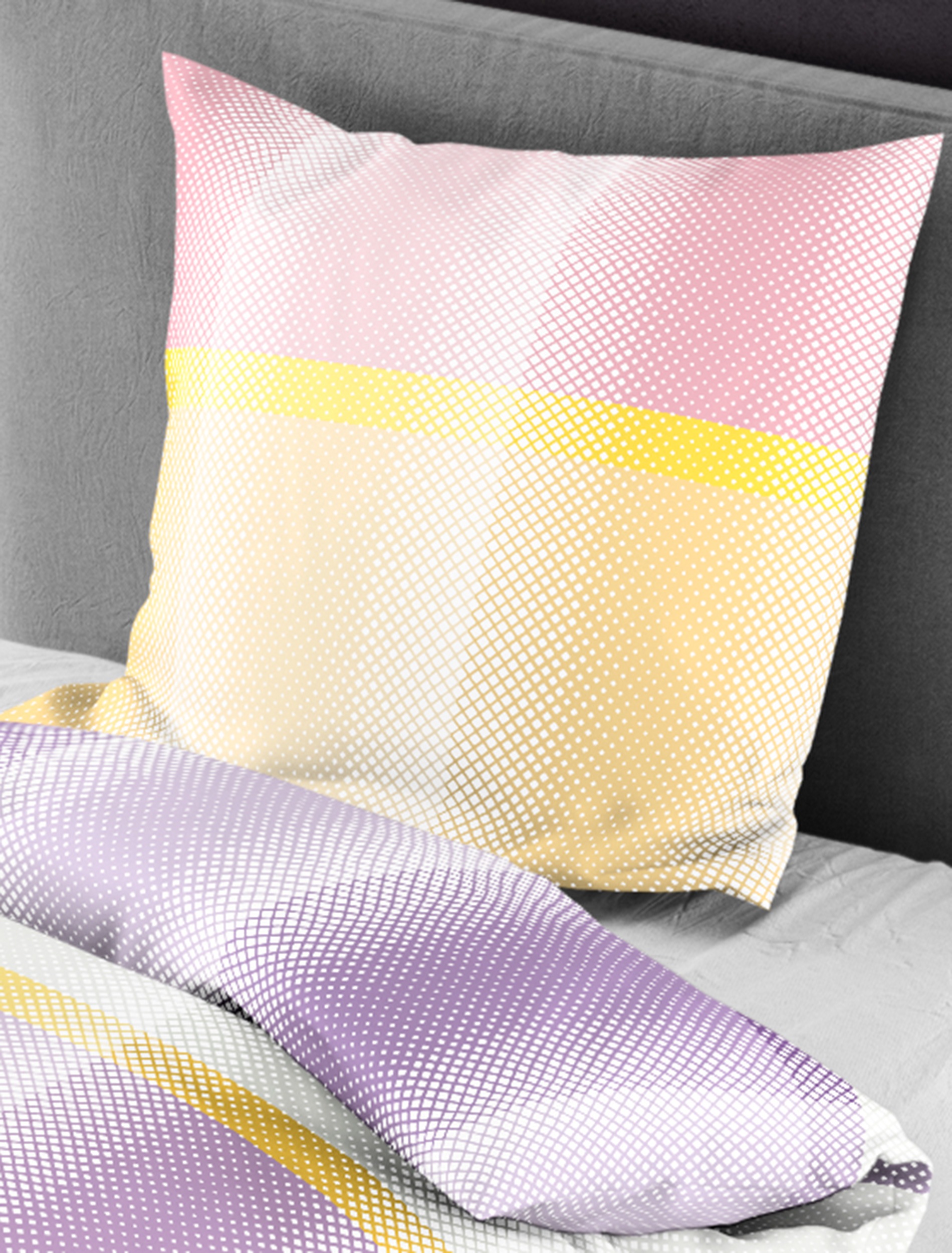 BIERBAUM Bettwäsche »2345BW4121« 2 Stk. tlg. Bettwäsche, 100 % Baumwolle, pflegeleicht