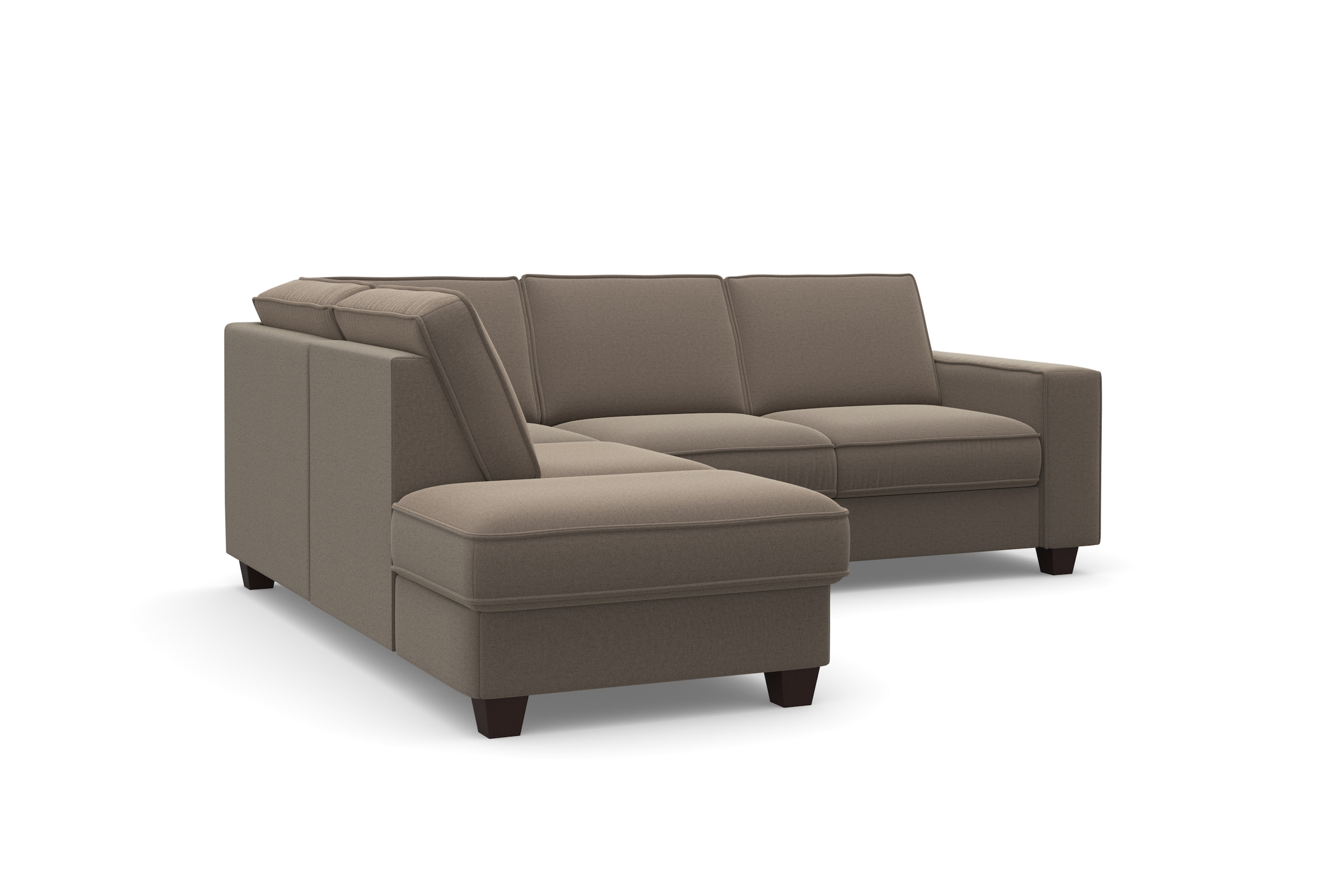 Home affaire Ecksofa »County L-Form« wahlweise Ottomane links oder rechts, mit Federkern-Polsterung