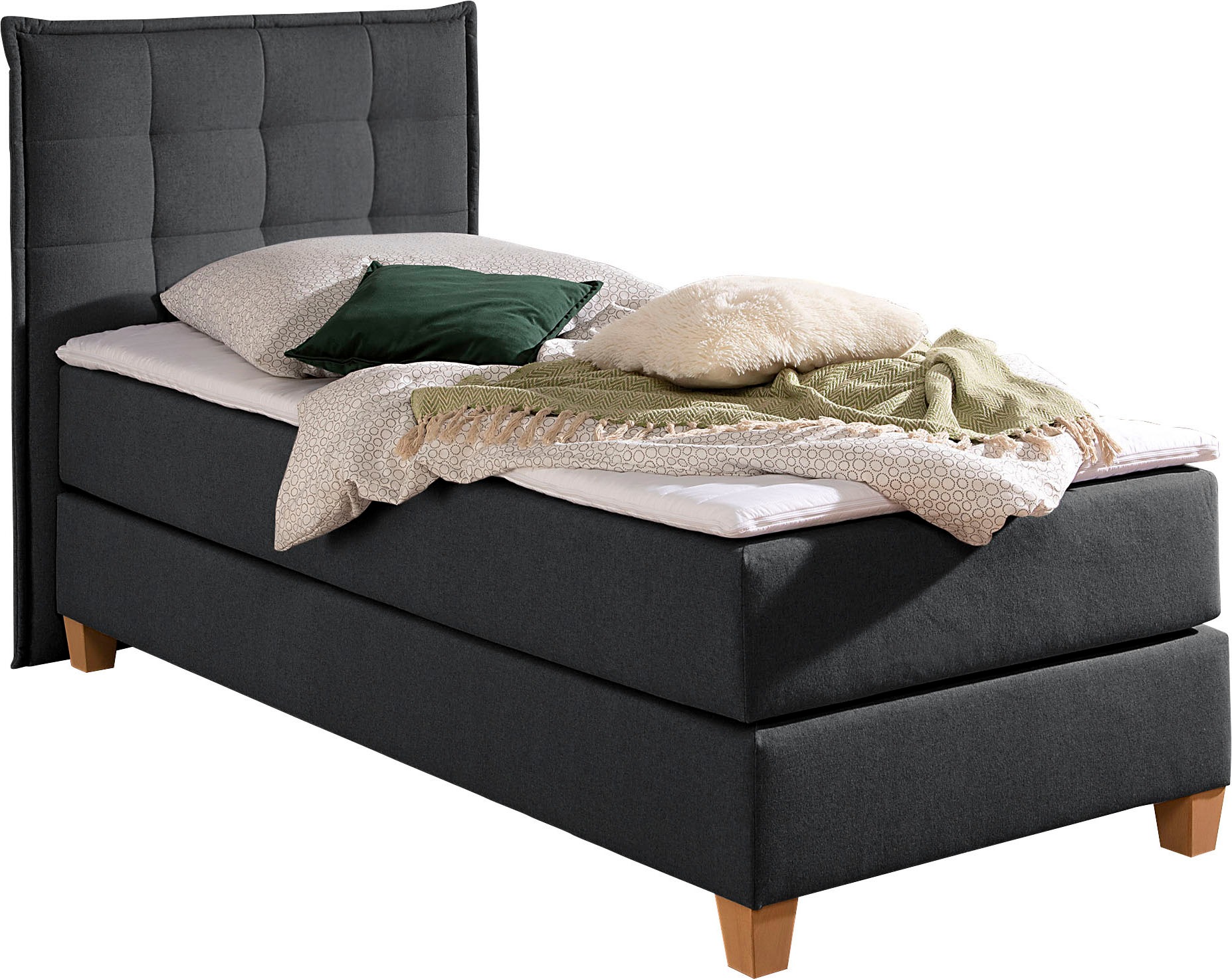 Home affaire Lit boxspring inklusive Komfortschaum-Topper