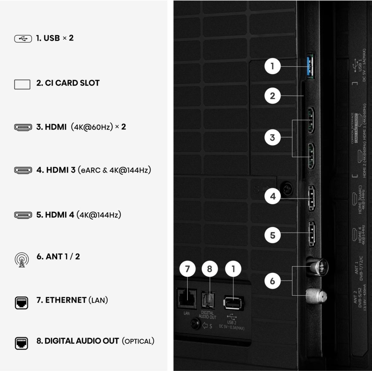 Hisense QLED-Fernseher »55U7DSE« 139 cm/55 ″ Smart-TV