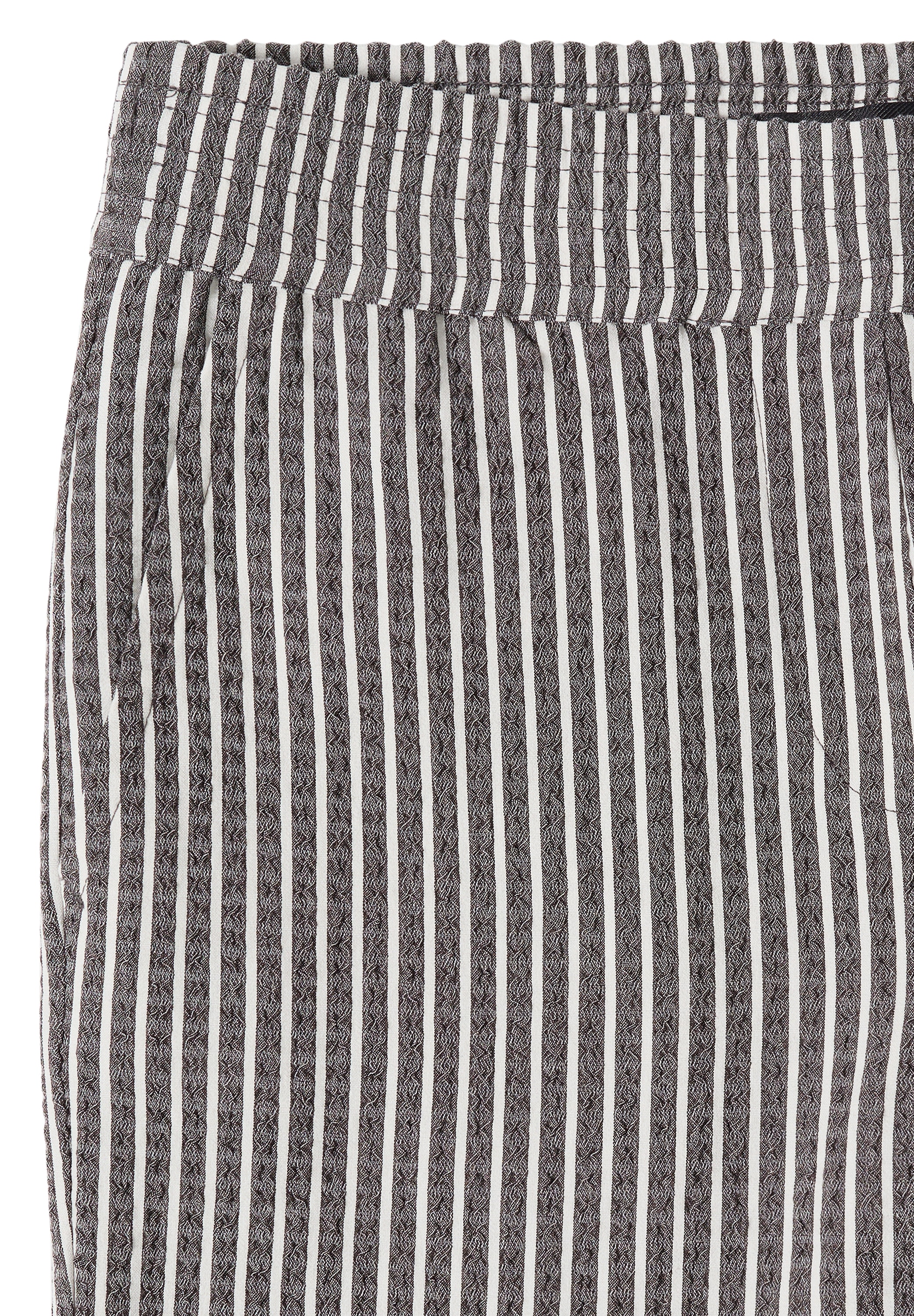 Cecil Pantalon 7/8 »Style Neele«  qualité seersucker, motif rayé, coupe ample