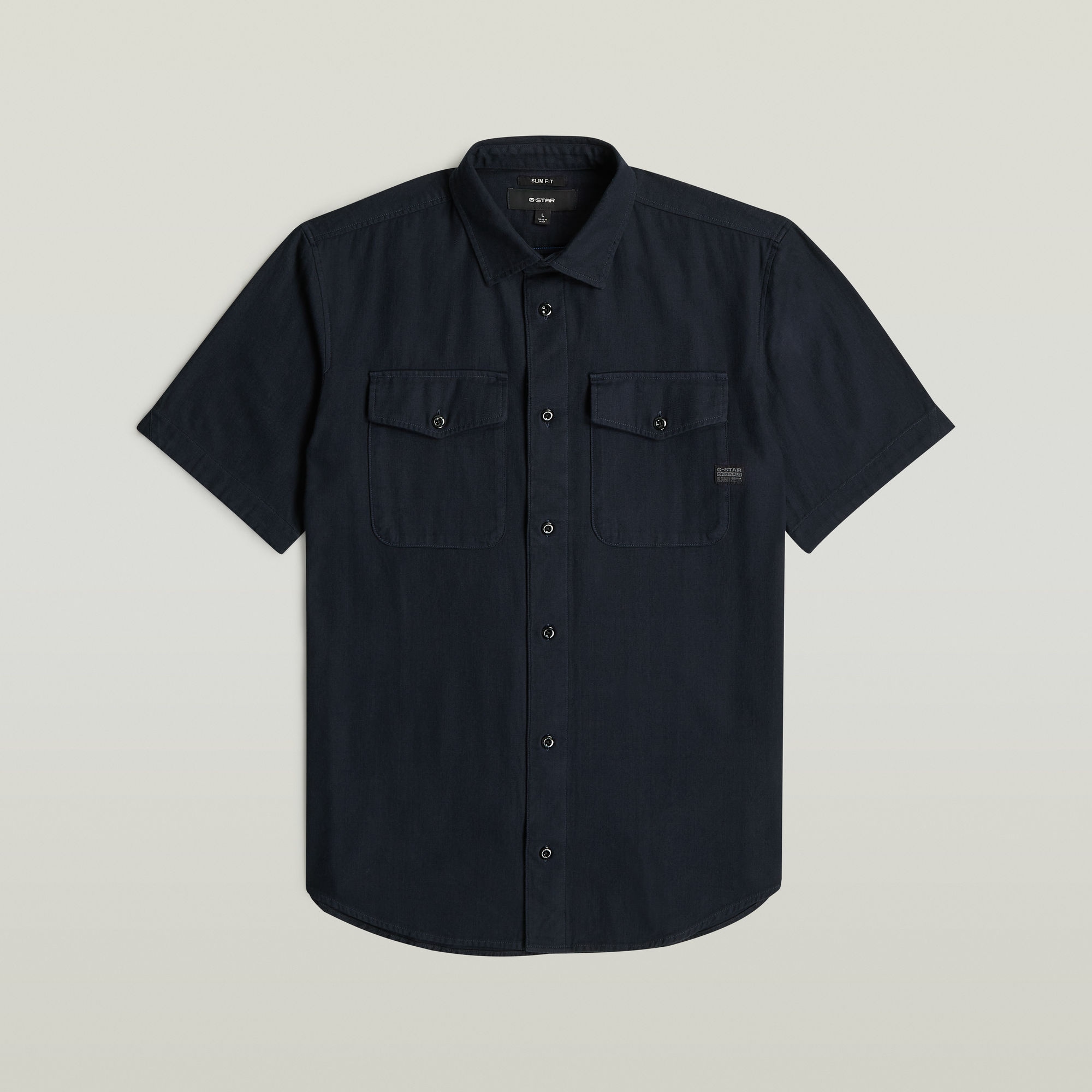 G-STAR Chemise à manches courtes »Marine Slim Shirt« avec poches appliquées