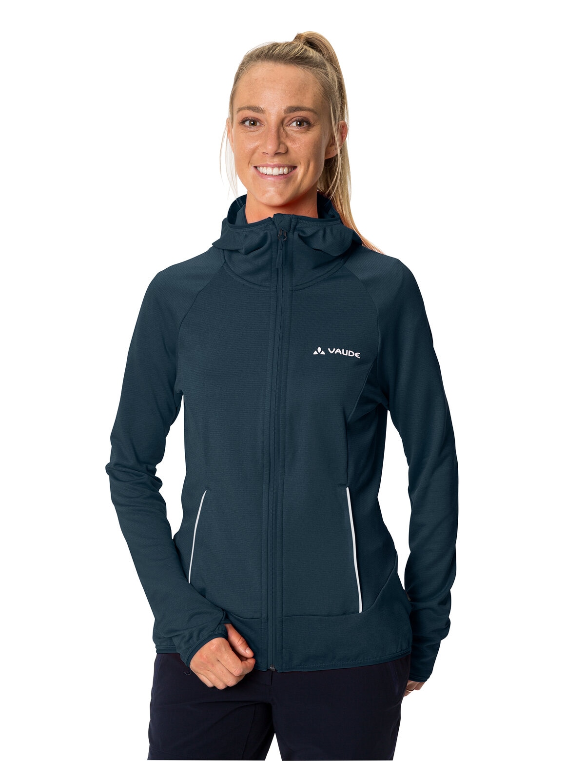 VAUDE Veste polaire »WOMEN'S TEKOA FLEECE JACKET II« mit Kapuze sportlicher Stil, mit Kapuze und hochschliessendem Kragen