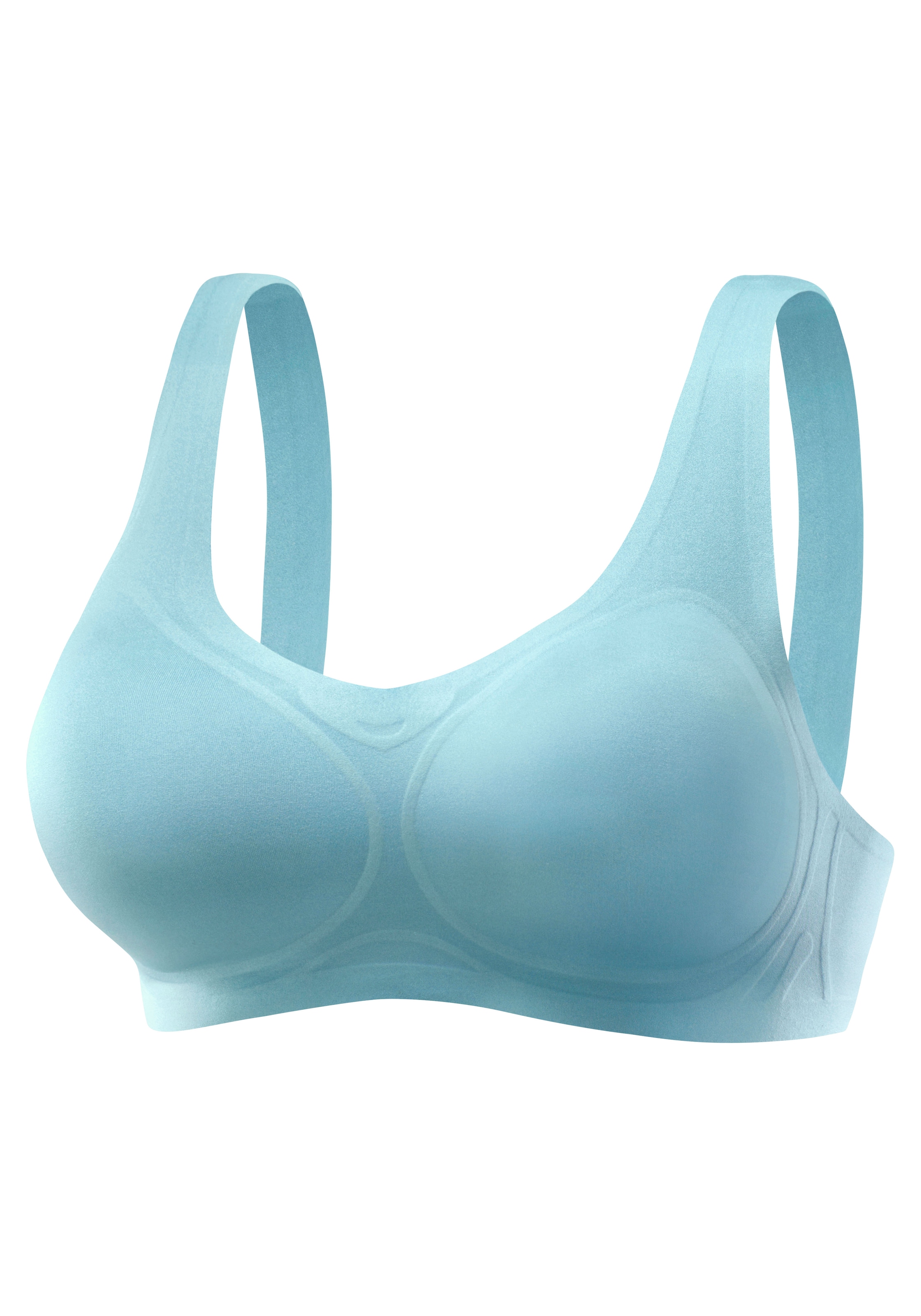 Nuance Soutien-gorge à bretelles Basic Dessous, seamless, ohne Bügel mit herausnehmbaren Kissen