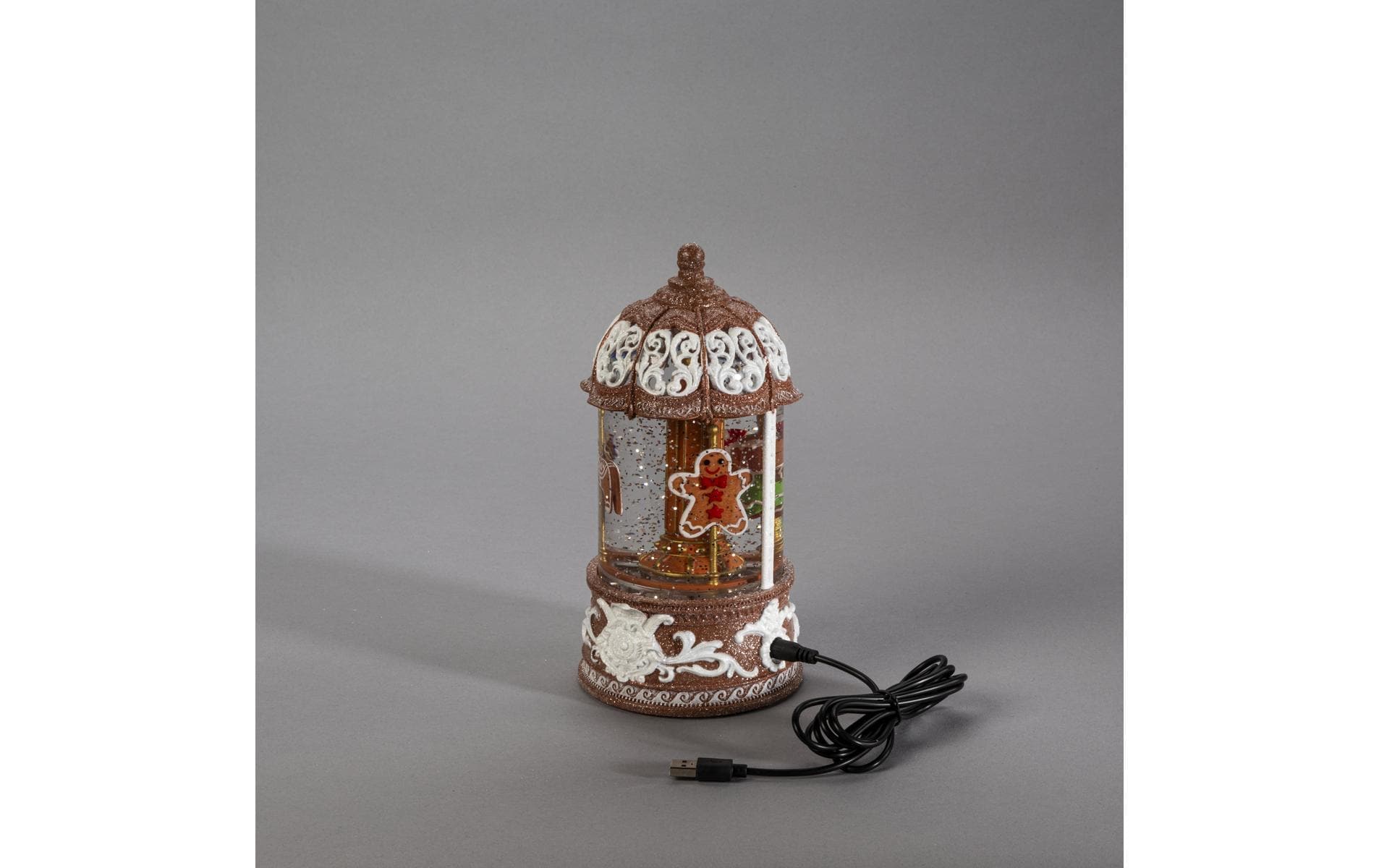 KONSTSMIDE Lanterne LED »Lebkuchenkarussell, Höhe: 22,3 cm« 1 cuis