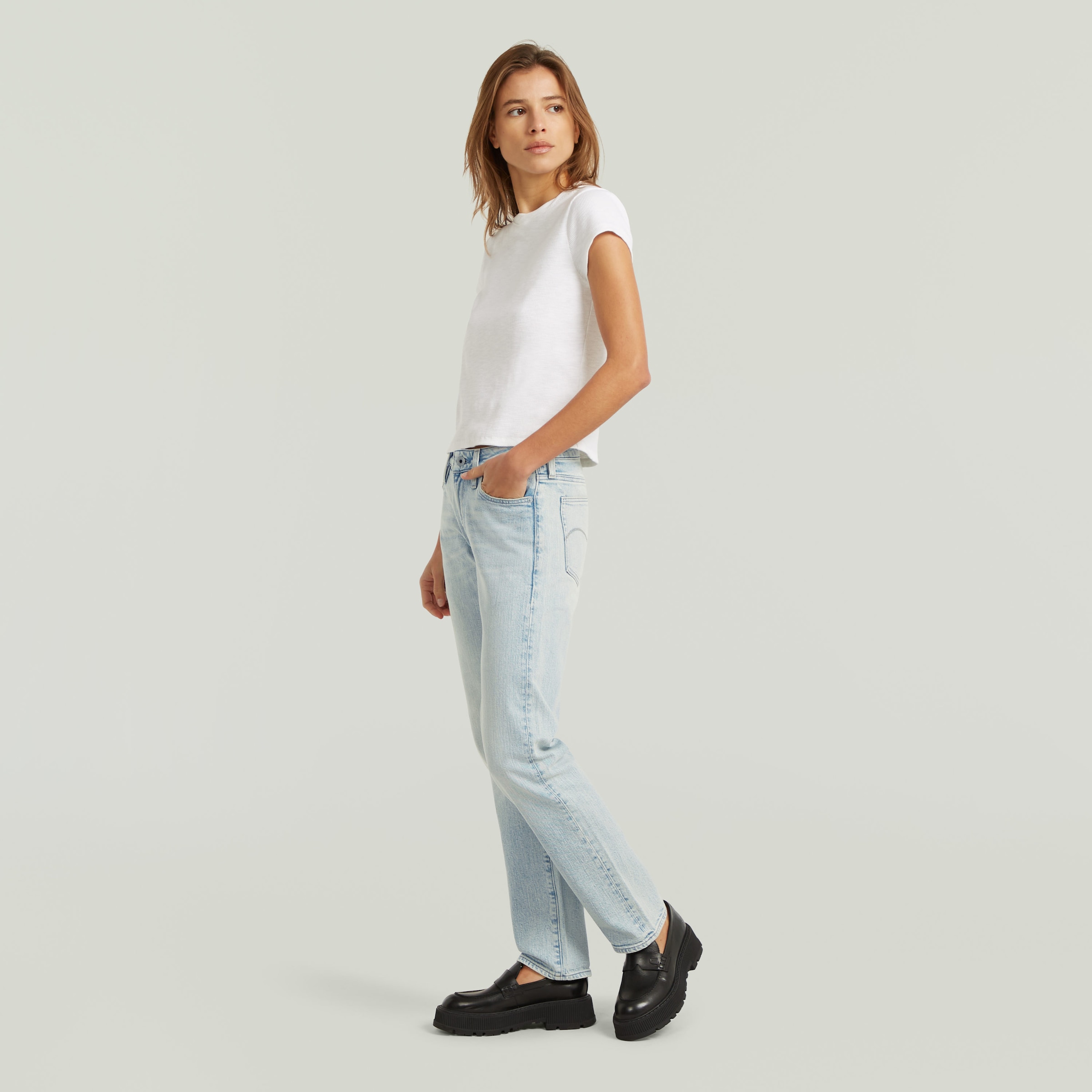 G-STAR Jeans droit »Lennoxx Slim Straight Wmn« mit schlanker Silhouette