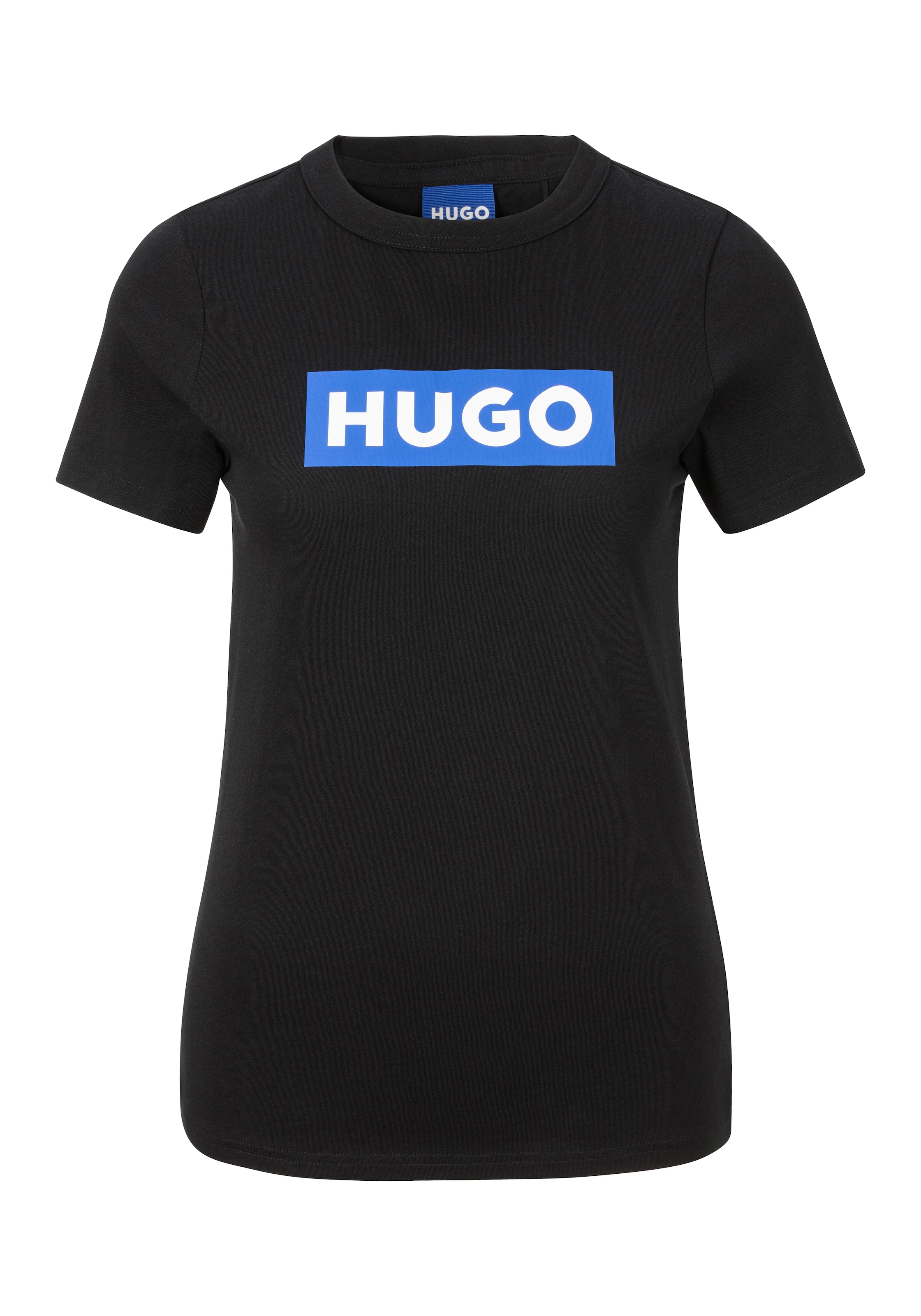 HUGO Blue T-shirt »Classic Tee« mit Rundhals, Logodruck
