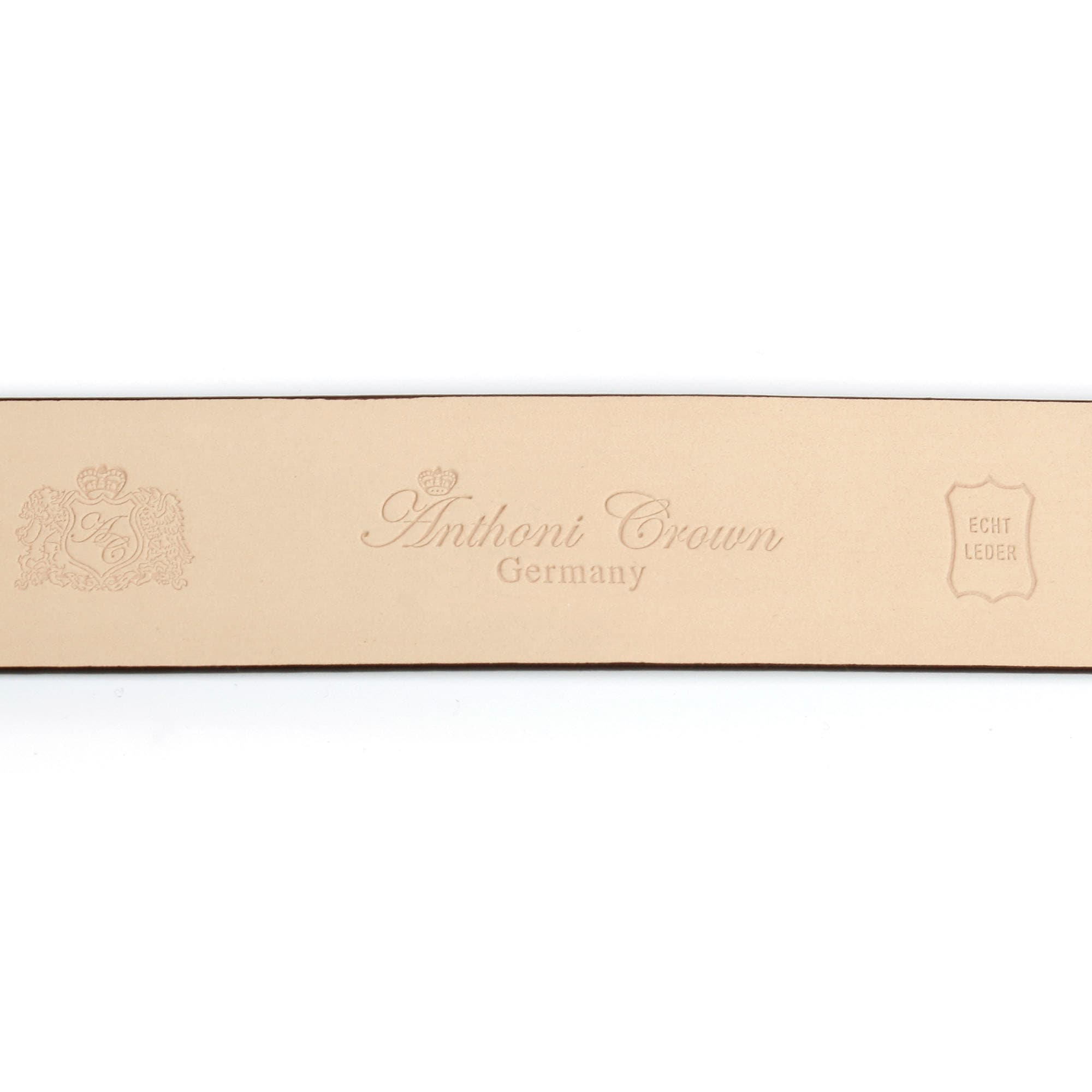 Anthoni Crown Ceinture en cuir ceinture en cuir sans crans