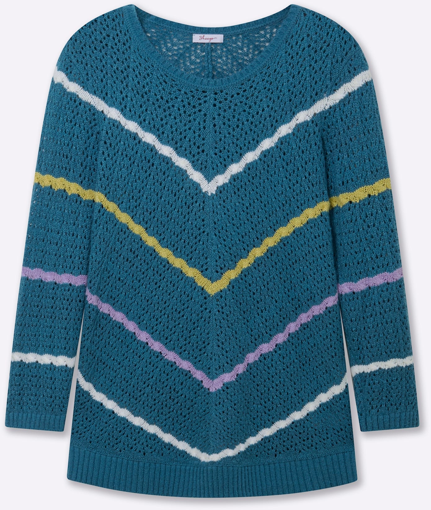 Sheego Rundhalspullover »Pullover«