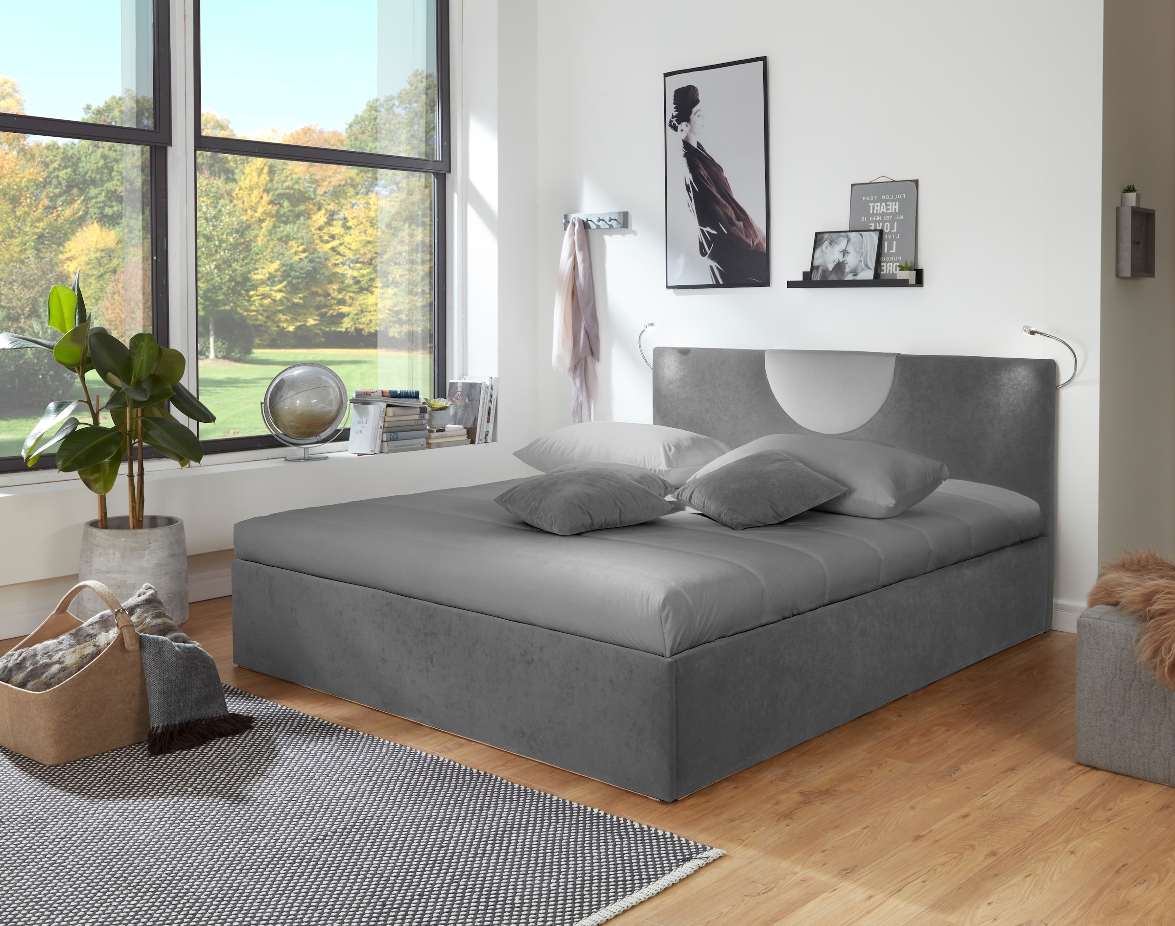 Westfalia Schlafkomfort Lit rembourré »Pisa in verschiedenen Härtegraden und Grössen« wahlweise mit oder ohne Bettkasten