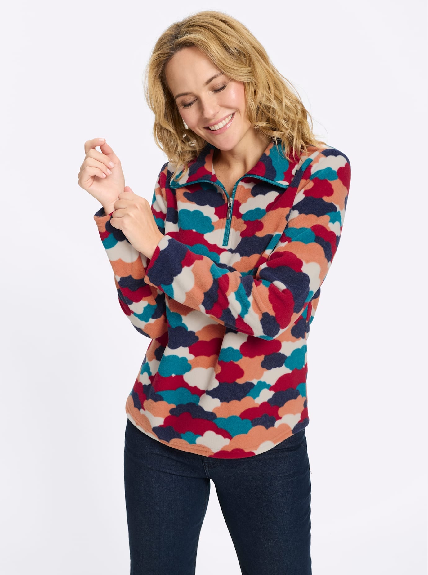 Classic Basics T-shirt en polaire »Fleece-Shirt« 1