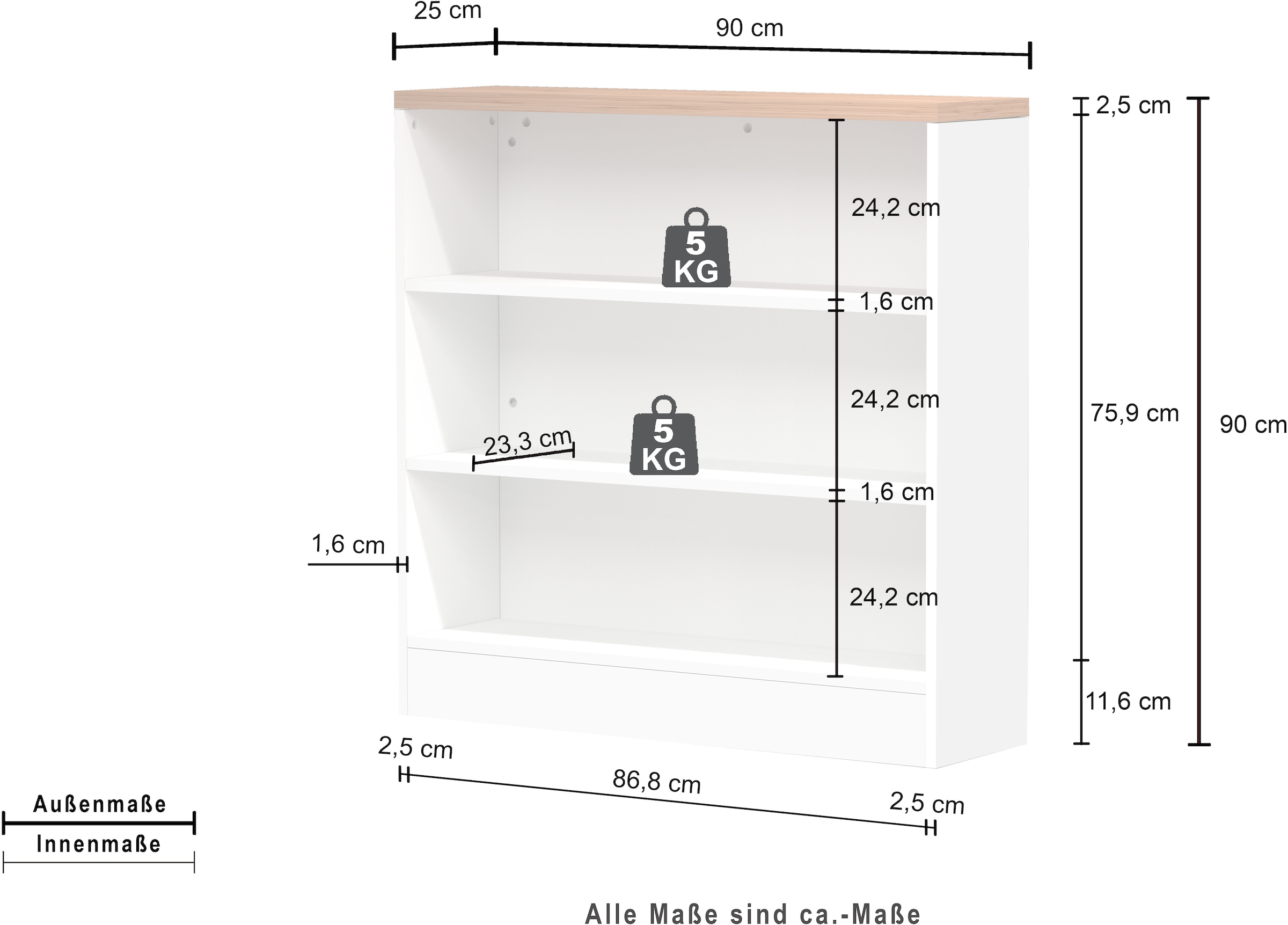 KOCHSTATION Étagère de cuisine »Sole,Regal,Standregal,Küchenregal,Ablageregal« Kombinierbar mit Kücheninsel Serie Sole Kochstation