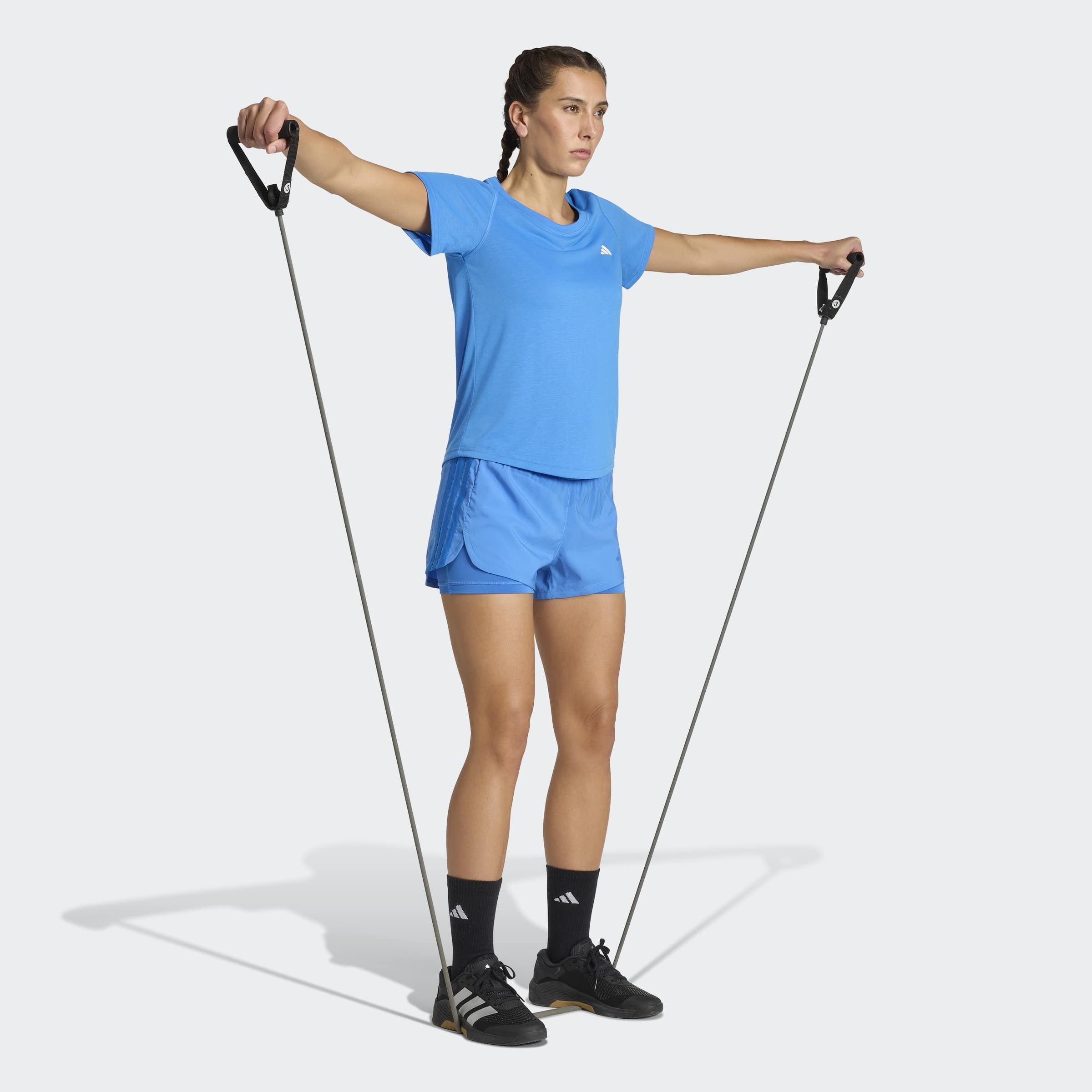 adidas Performance T-Shirt »WORKOUT ESSENTIALS MIT TIEFEM AUSSCHNITT«