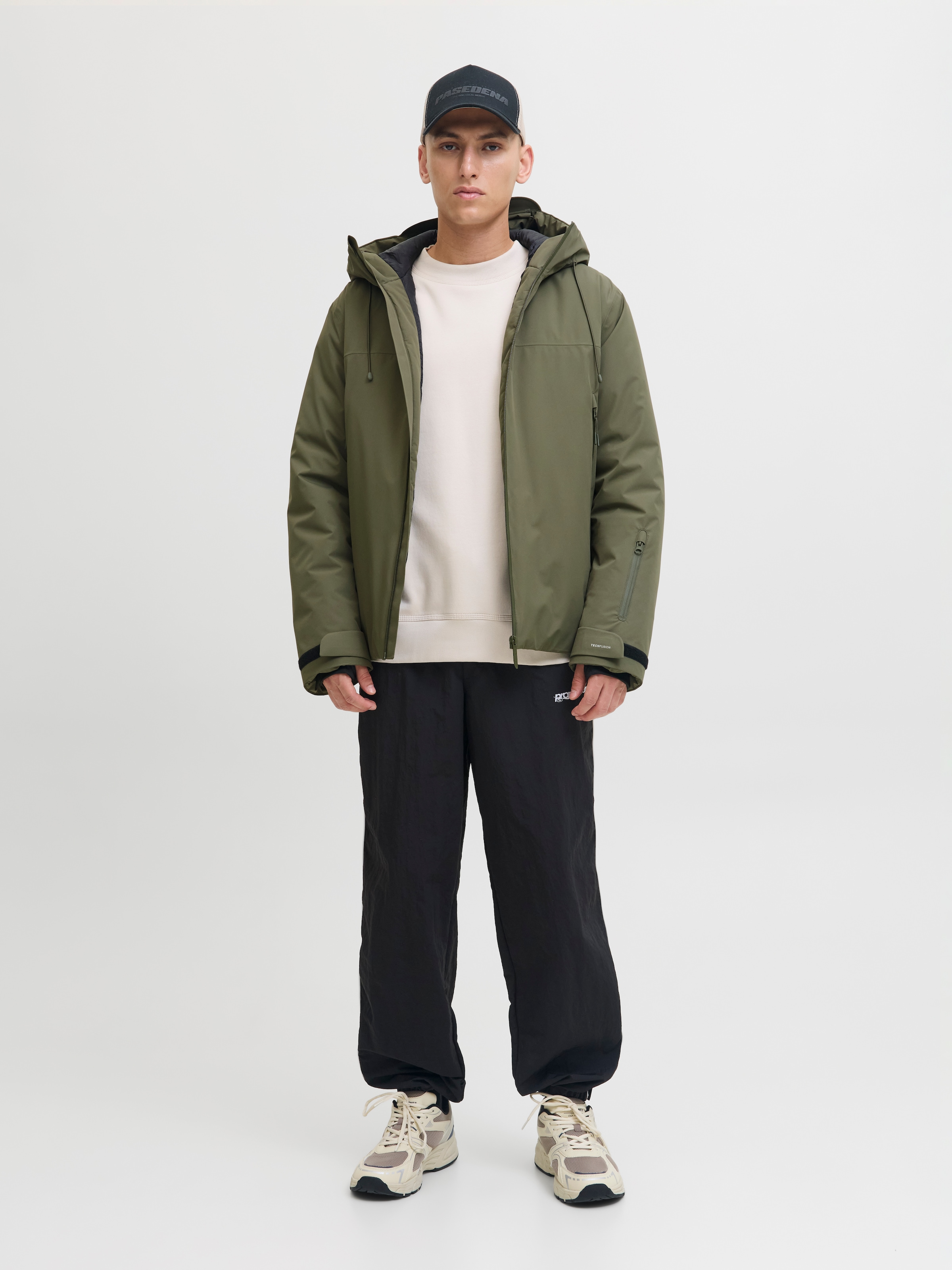 Jack & Jones Outdoorjacke »JCOFUSION TECHNICAL JACKET SN« mit Kapuze