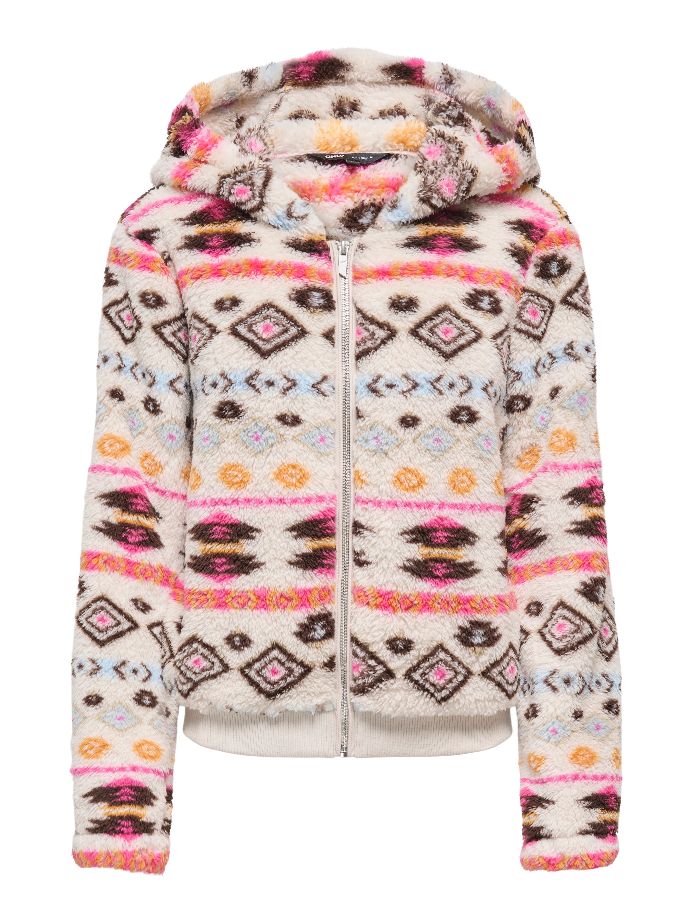 ONLY Veste d'extérieur »ONLANNA CONTACT AOP HOOD JACKET OTW CS« mit Kapuze