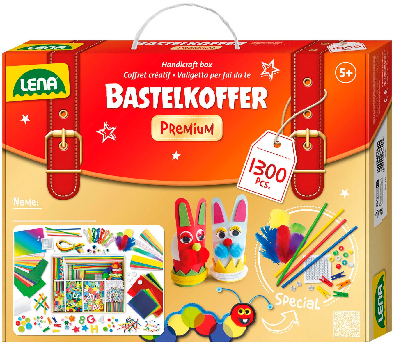 Lena® Kreativset »Bastelkoffer Premium«