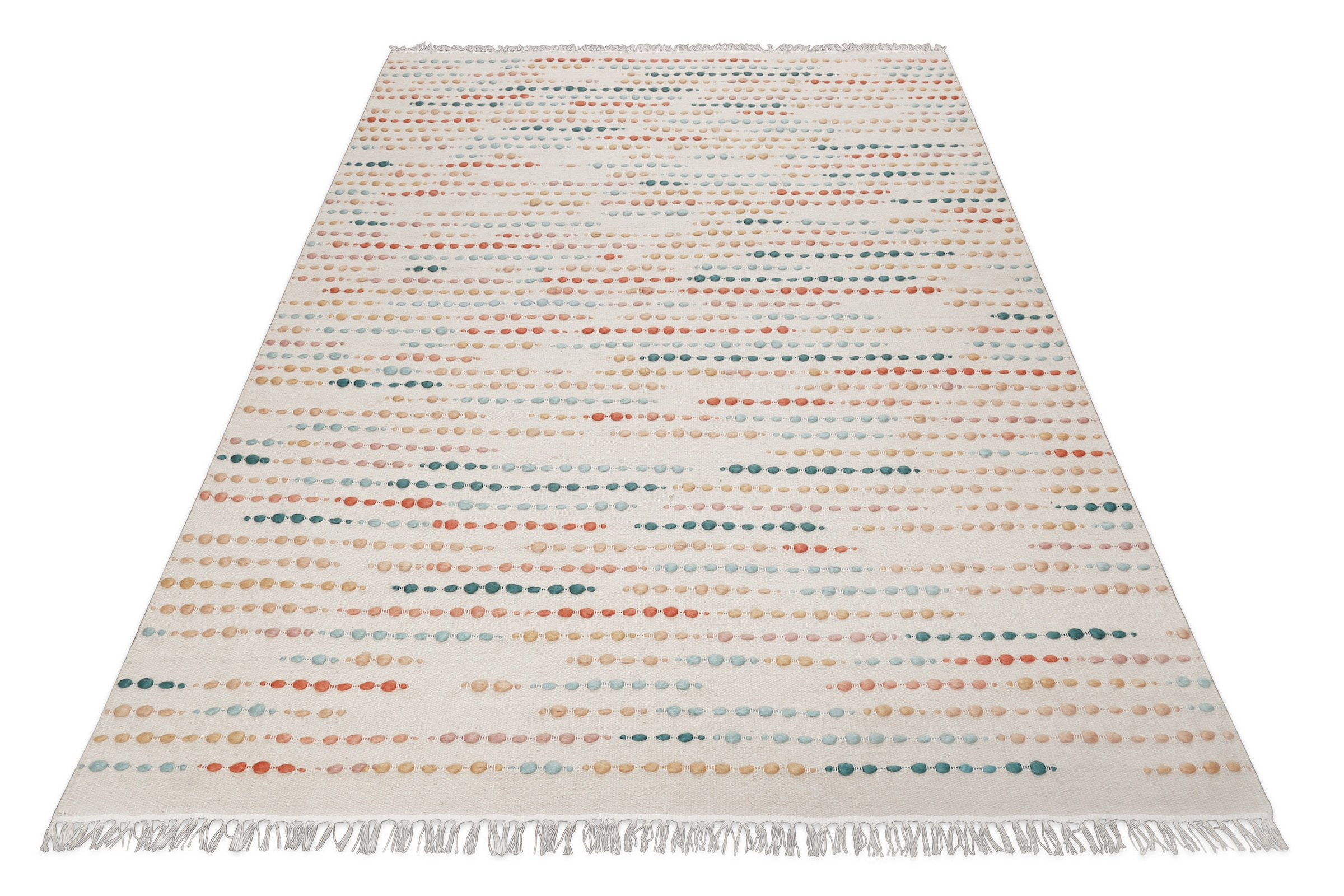 Wecon home Tapis »Maddie« Rectangulaire 11 mm Höhe handgewebt, robust, strapazierfähig, skandinavisch, Naturfaser