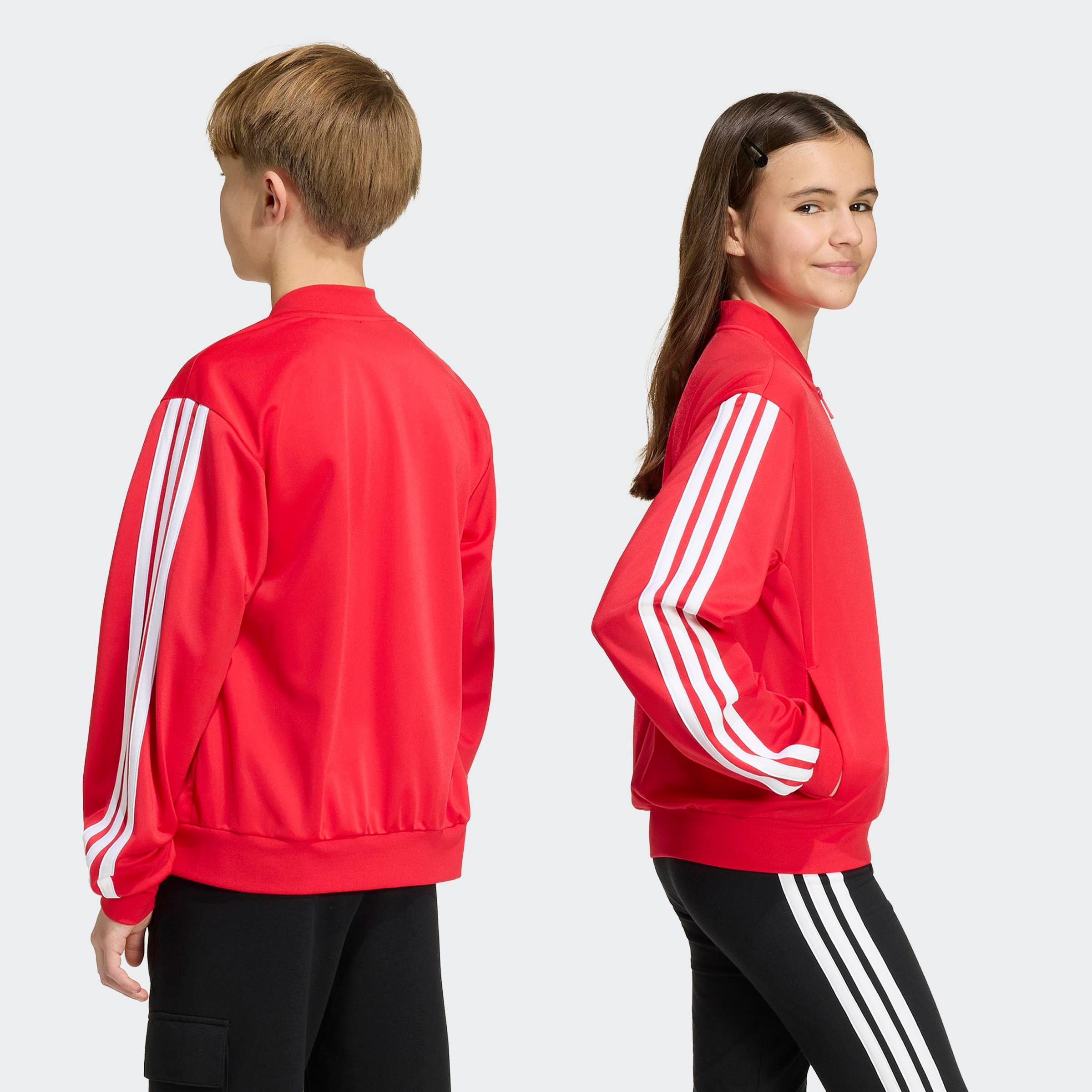 adidas Sportswear Outdoorjacke »ESSENTIALS CLIMACOOL TRACK« für Kinder, mit Reissverschluss, aus Polyester