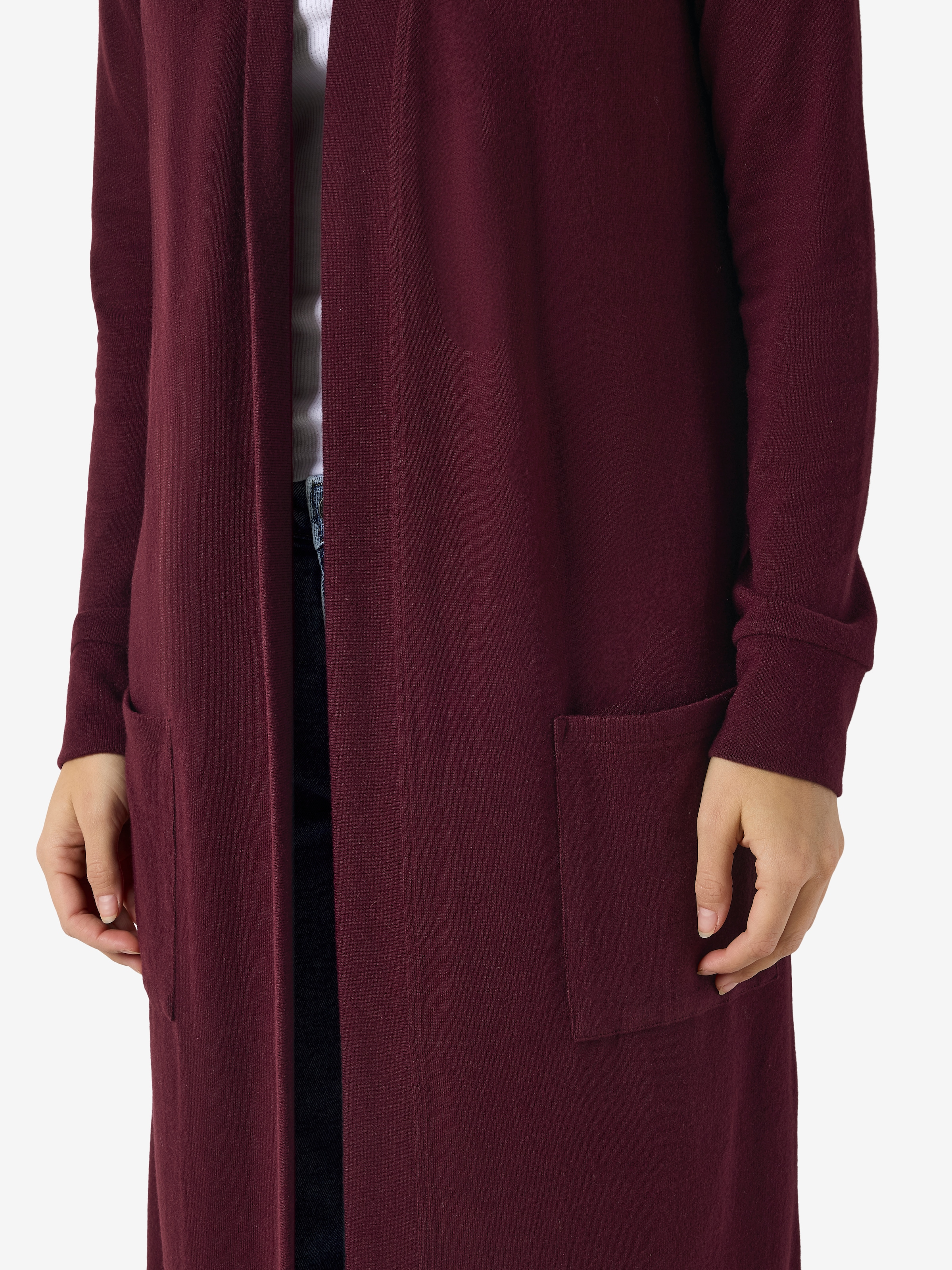 Noisy may Strickjacke »NMCITY L/S LONG CARDIGAN NOOS« Kunstfaser