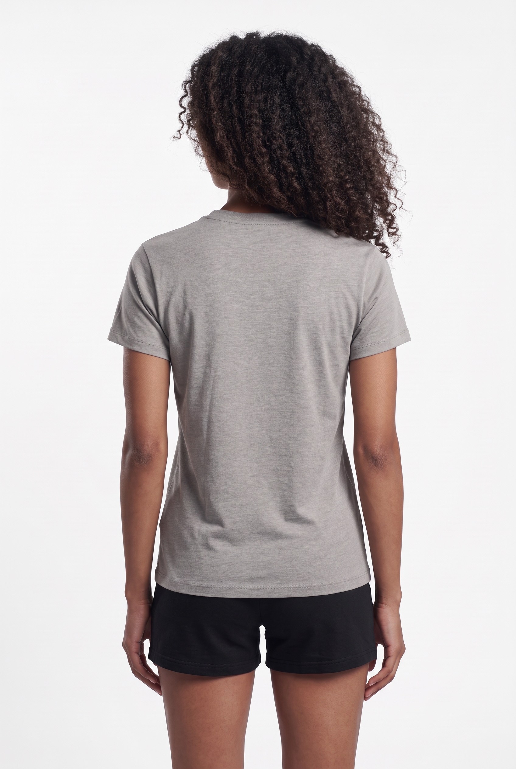 hummel T-shirt »HMLPULSE W T-SHIRT« avec finition droite, design manches courtes, sans col, coupe normale
