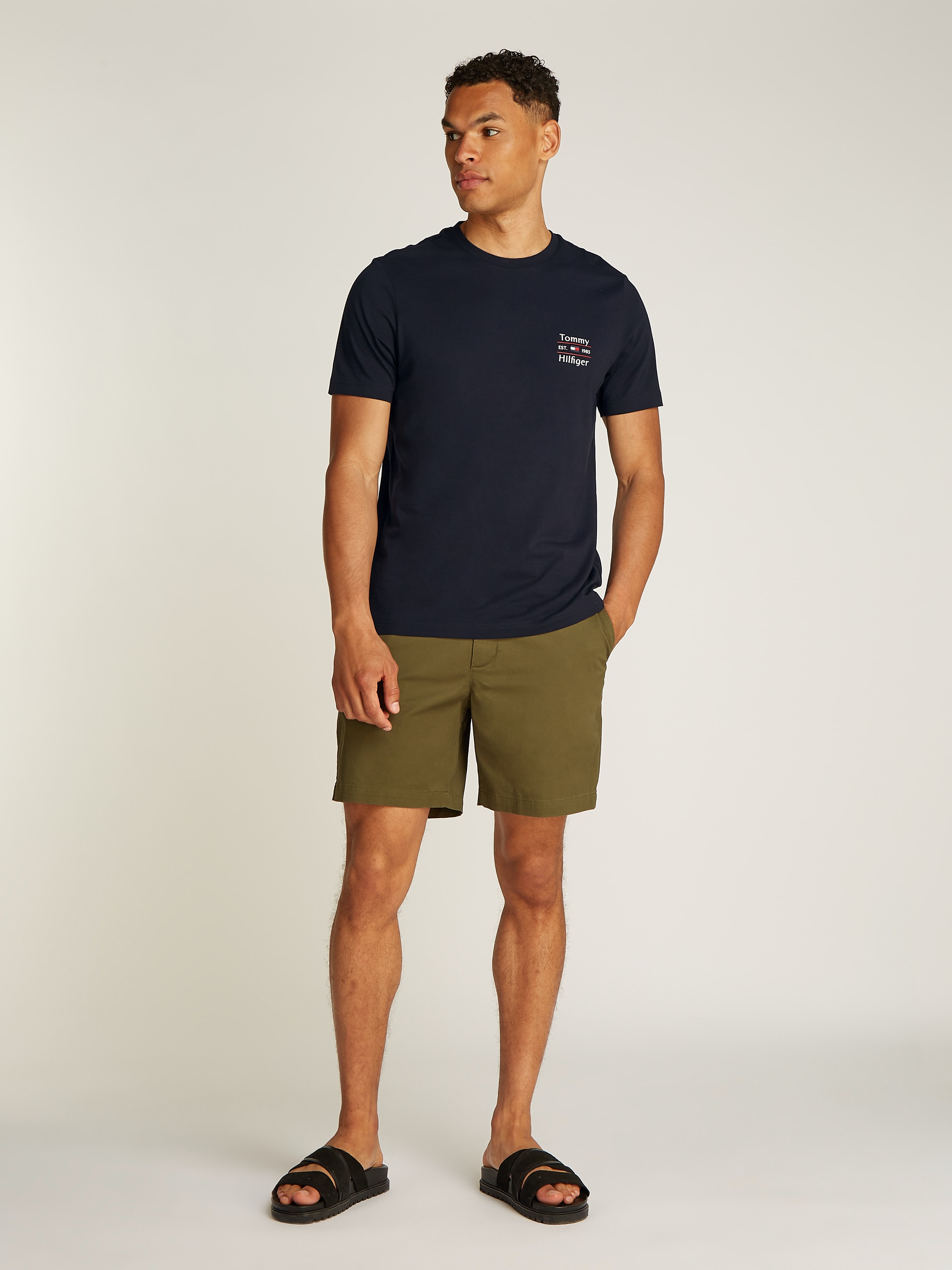 Tommy Hilfiger Rundhalsshirt »HILFIGER STACK TEE«