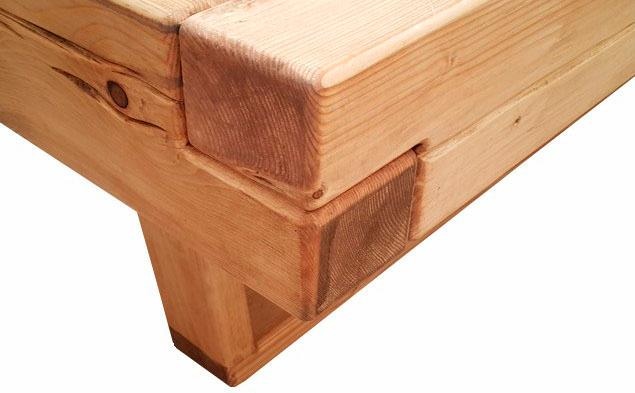 Home affaire Schlafzimmer-Set »Ultima, 3-tlg., Bettgestell & 2 Nachttische aus massivem Fichtenholz« Liegefläche 180x200cm, Belastbarkeit je Seite bis zu 200kg, 