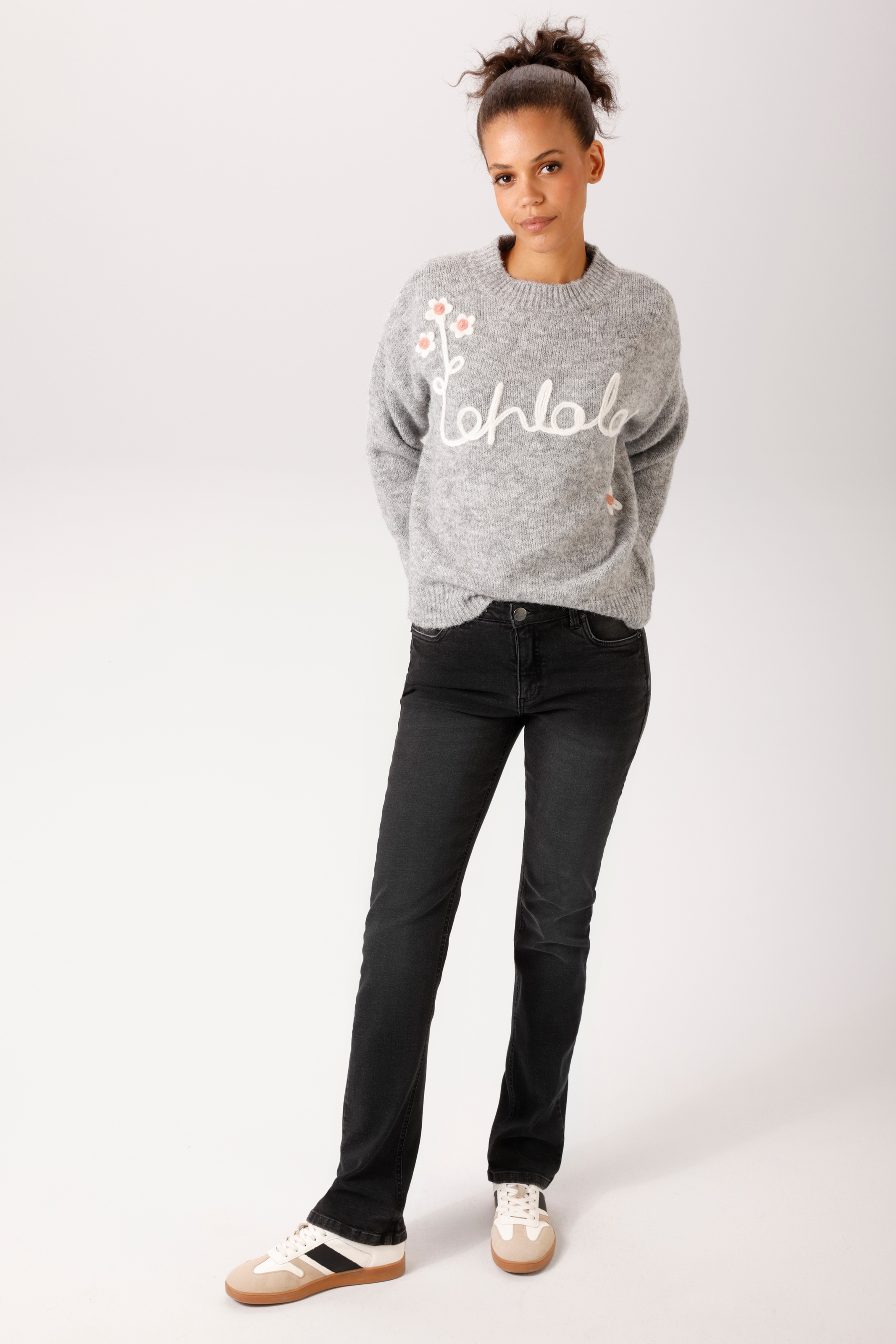 Aniston CASUAL 5-Pocket-Jeans in dezenter Bootcut-Form - NEUE KOLLEKTION